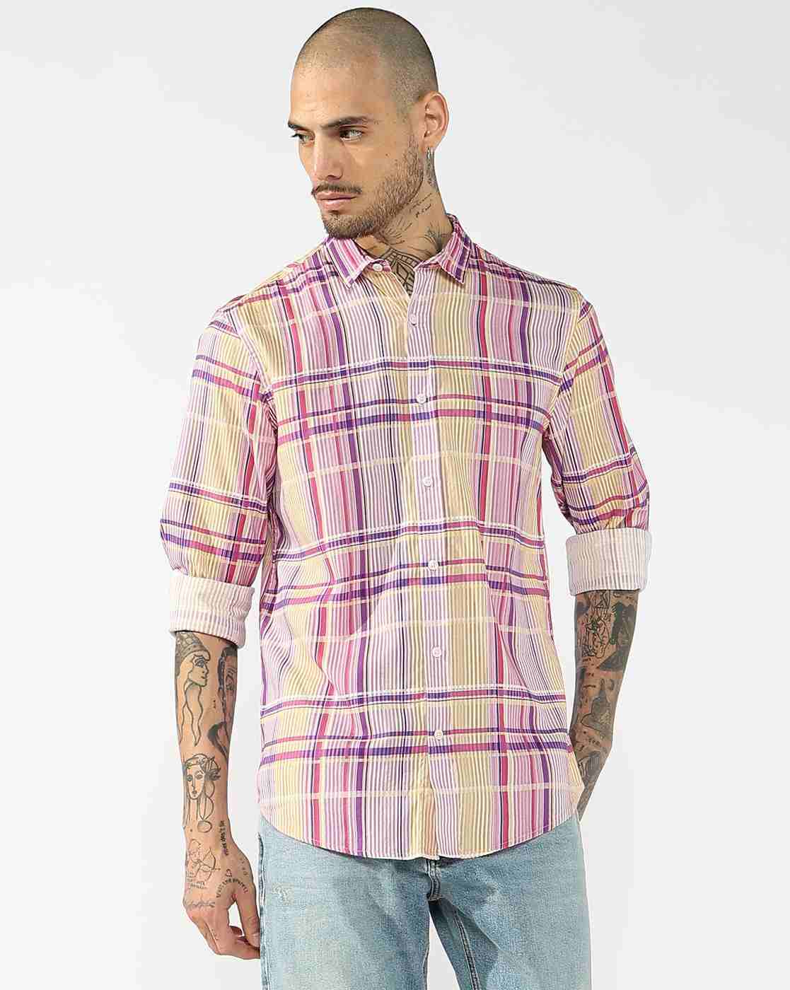 GAS | Regular fit Long Sleeve Checkered Shirt