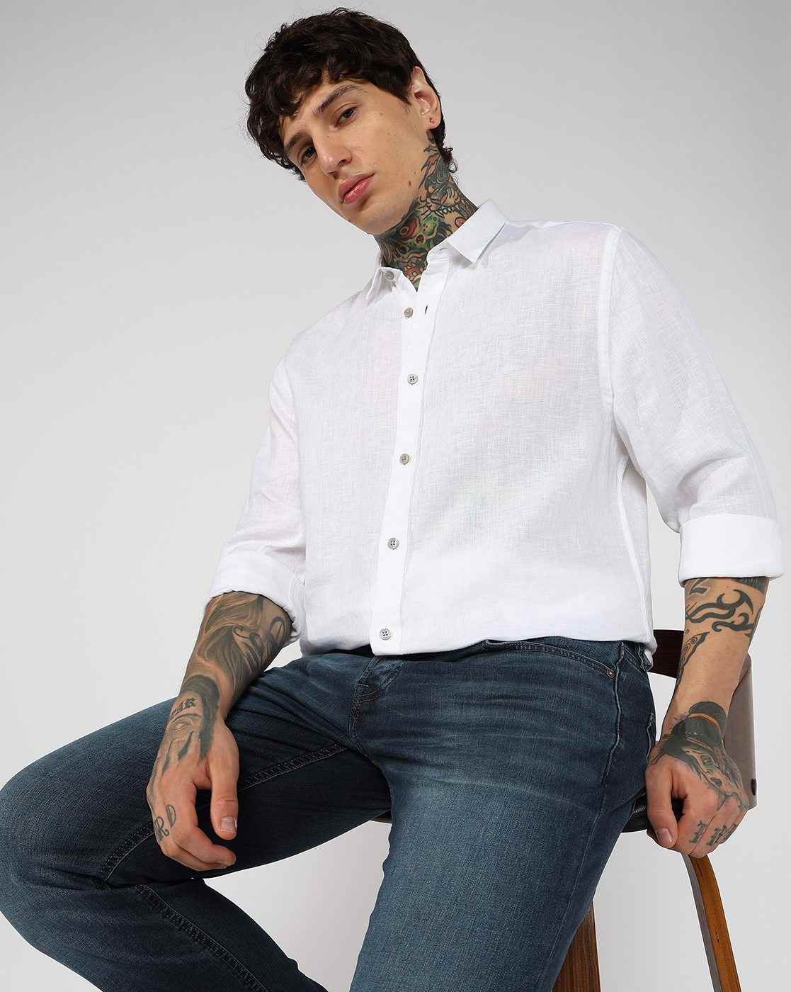 GAS | Long Sleeve Linen Button-Down Shirt