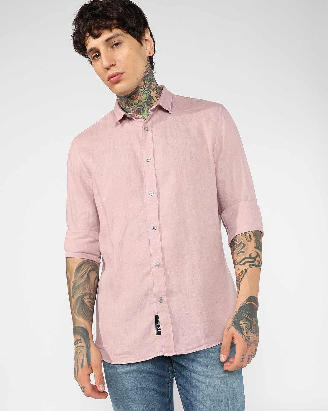 GAS | Long Sleeve Linen Button-Down Shirt