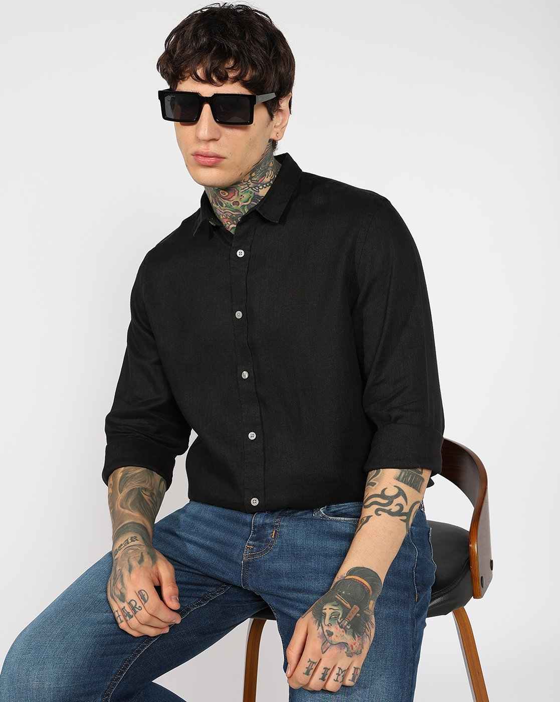 GAS | Long Sleeve Linen Button-Down Shirt