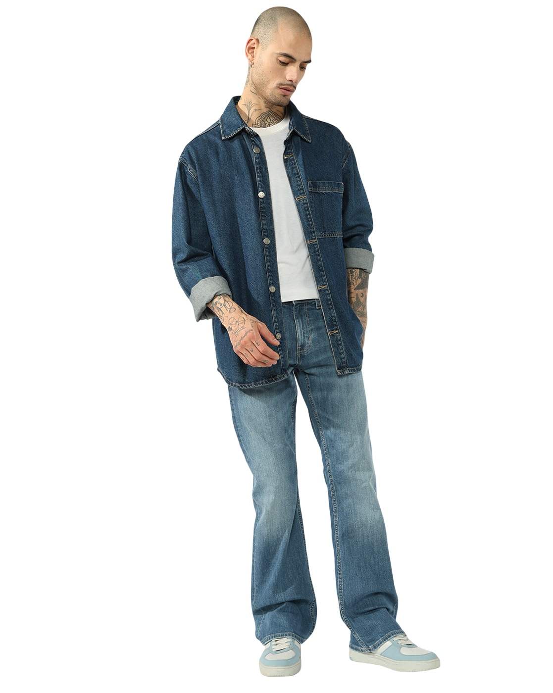 GAS | Toki Bell Washed Slim Bootcut Denim