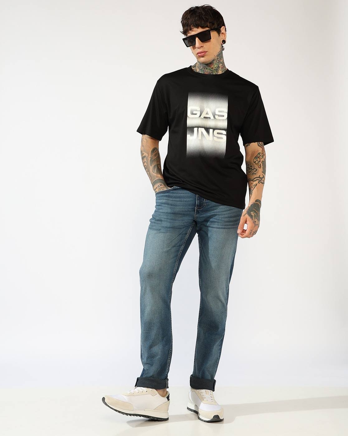 GAS | Men's Toki Fit Light Wash Slim Straight Jeans