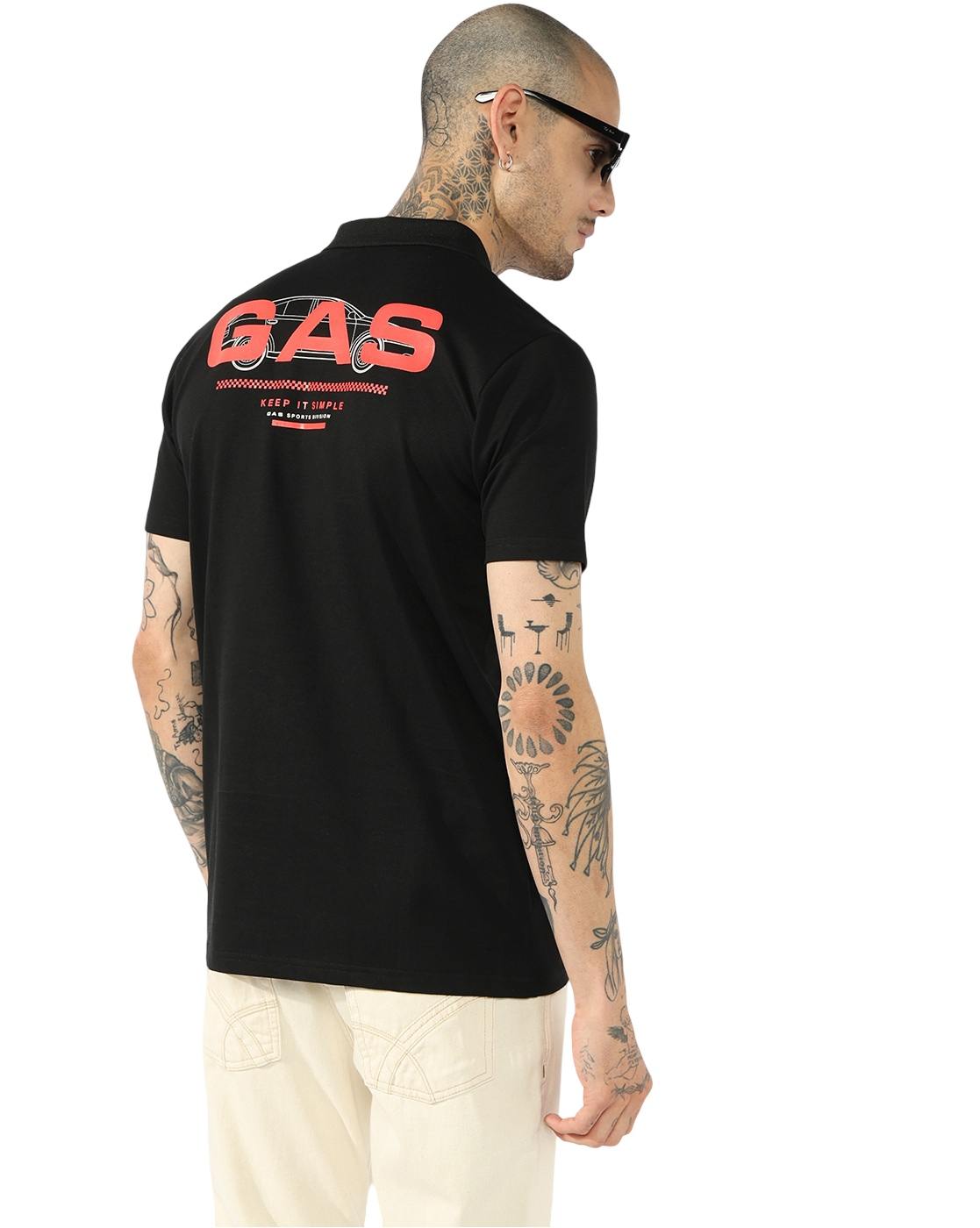 GAS | GAS Logo Graphic Regular Fit Polo