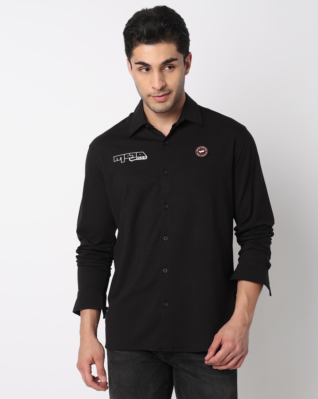 GAS | Moto Sport Print Regular Fit Shirt