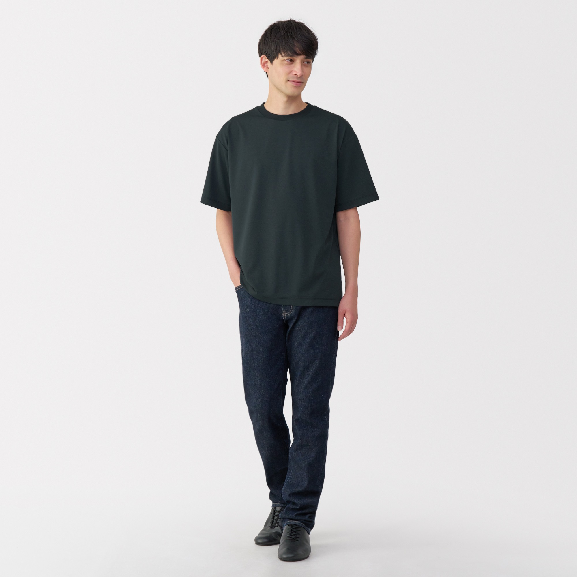 M's UV protection quick dry S/Slv T-shirt