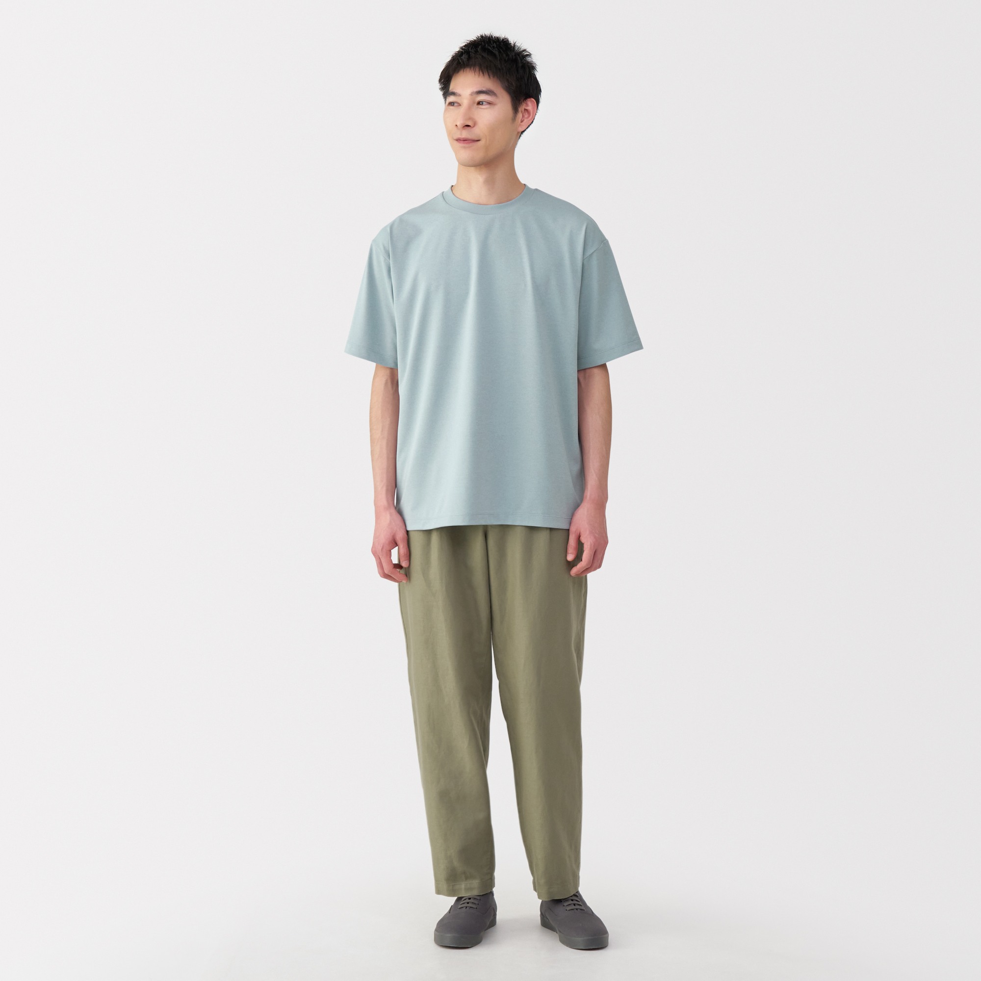 M's UV protection quick dry S/Slv T-shirt