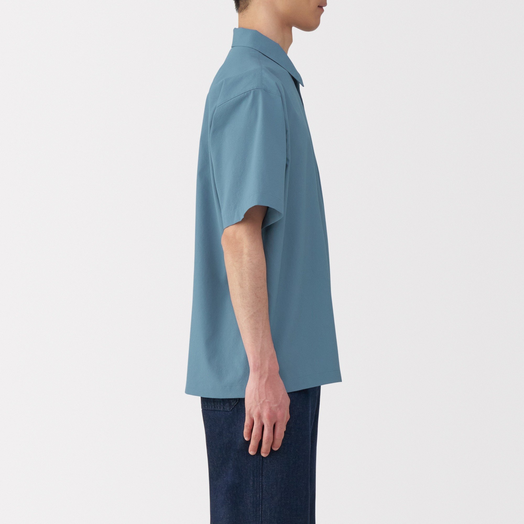 Breathable woven Short Sleeve polo shirt