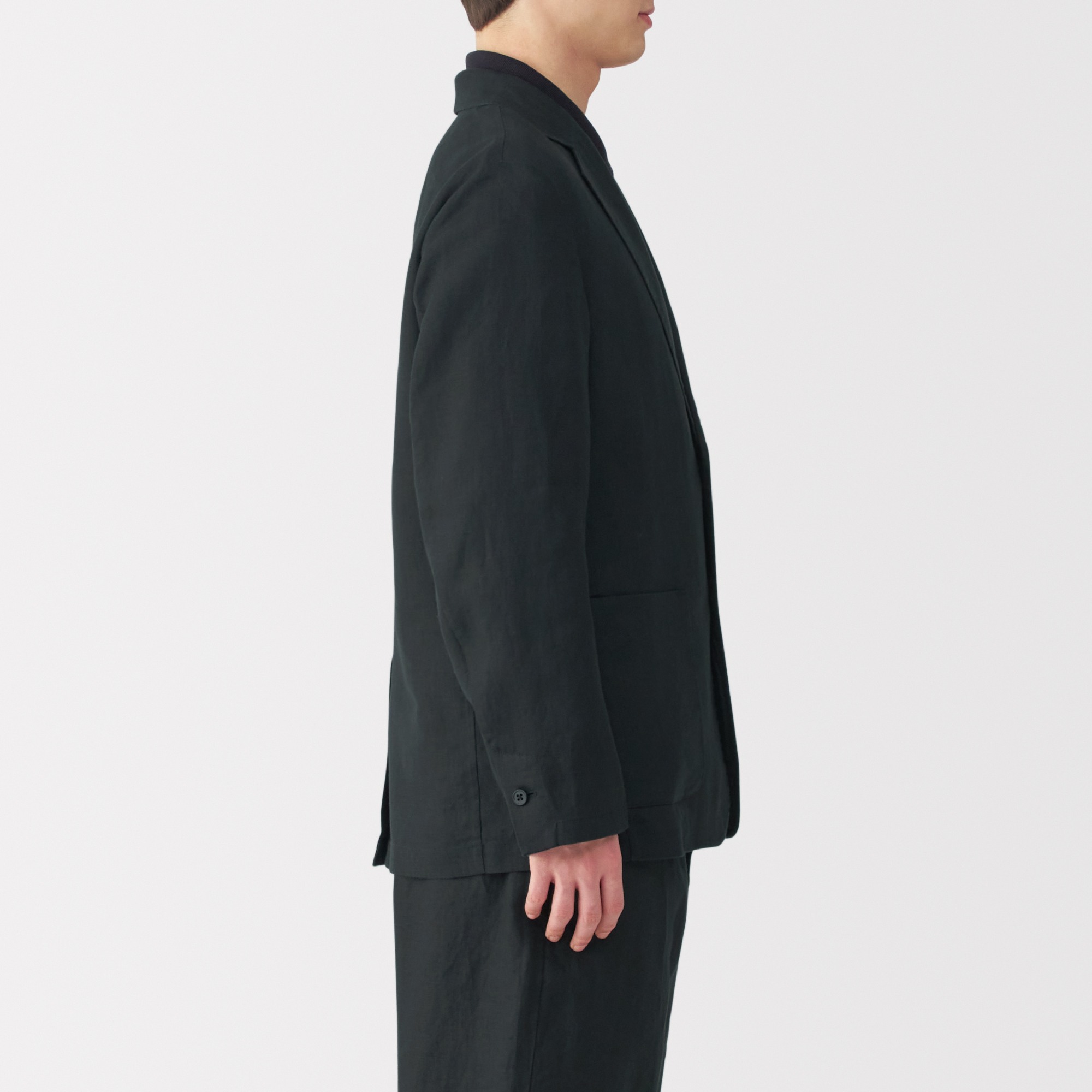 M's Washed linen Jacket