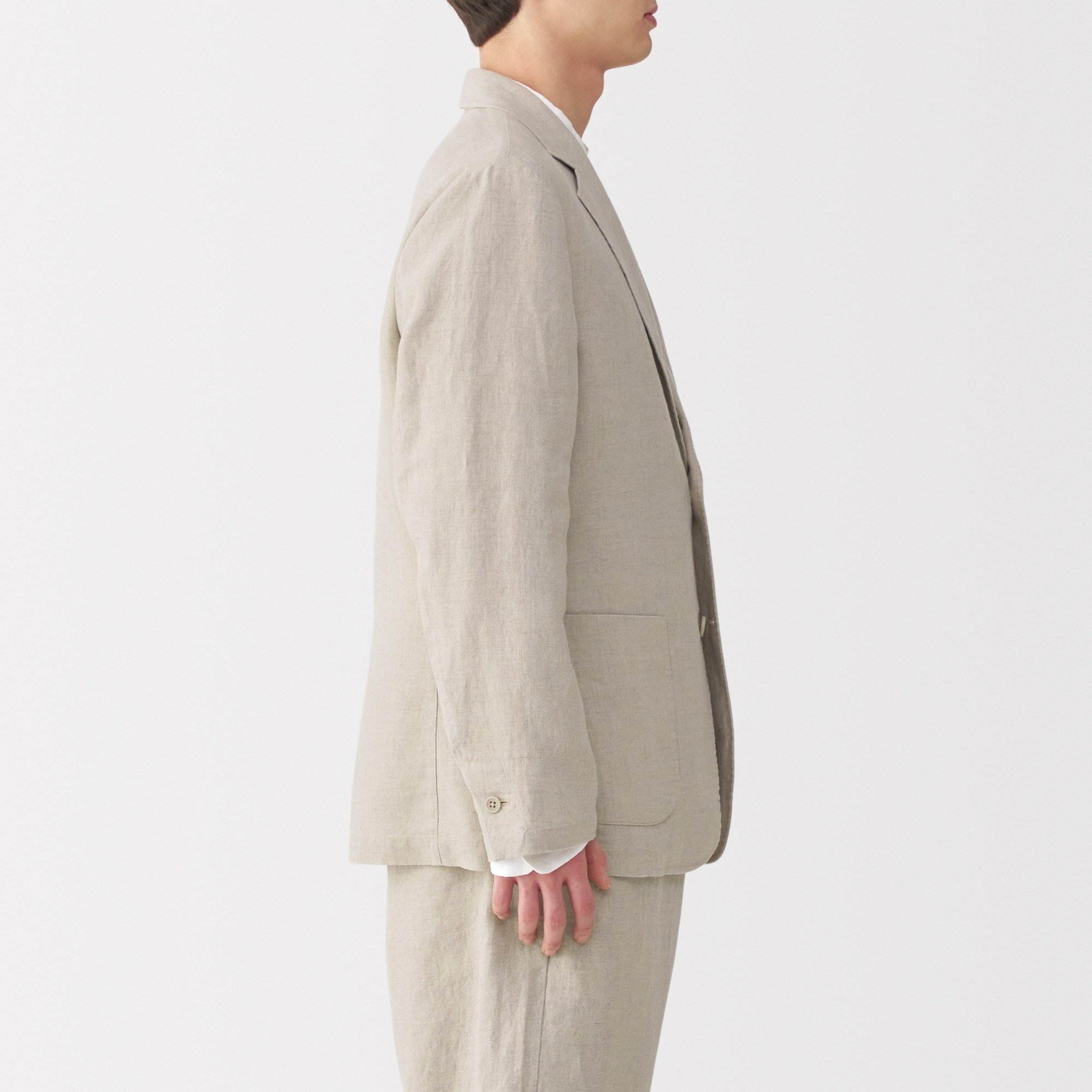 M's Washed linen Jacket
