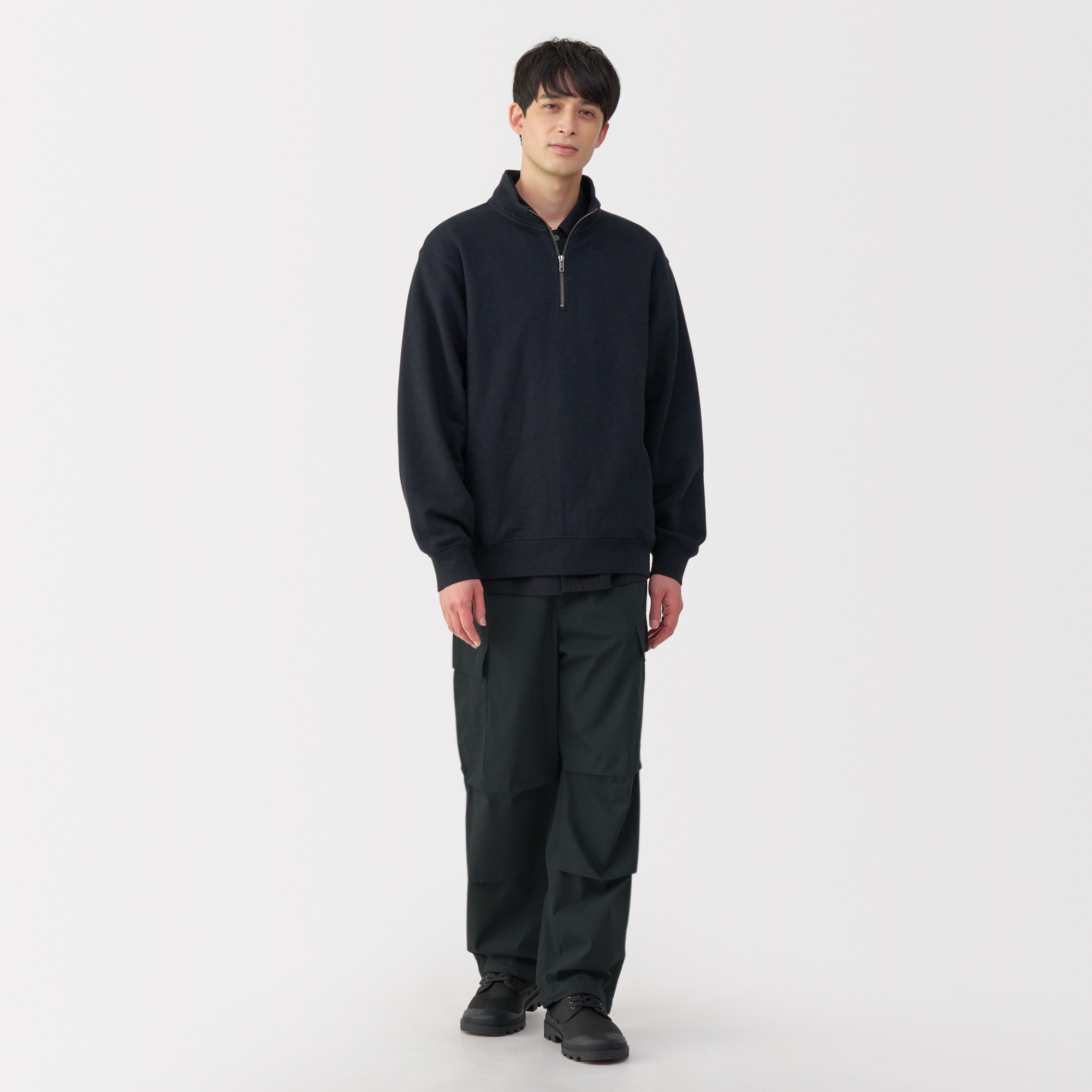 M's Washed easy cargo pants