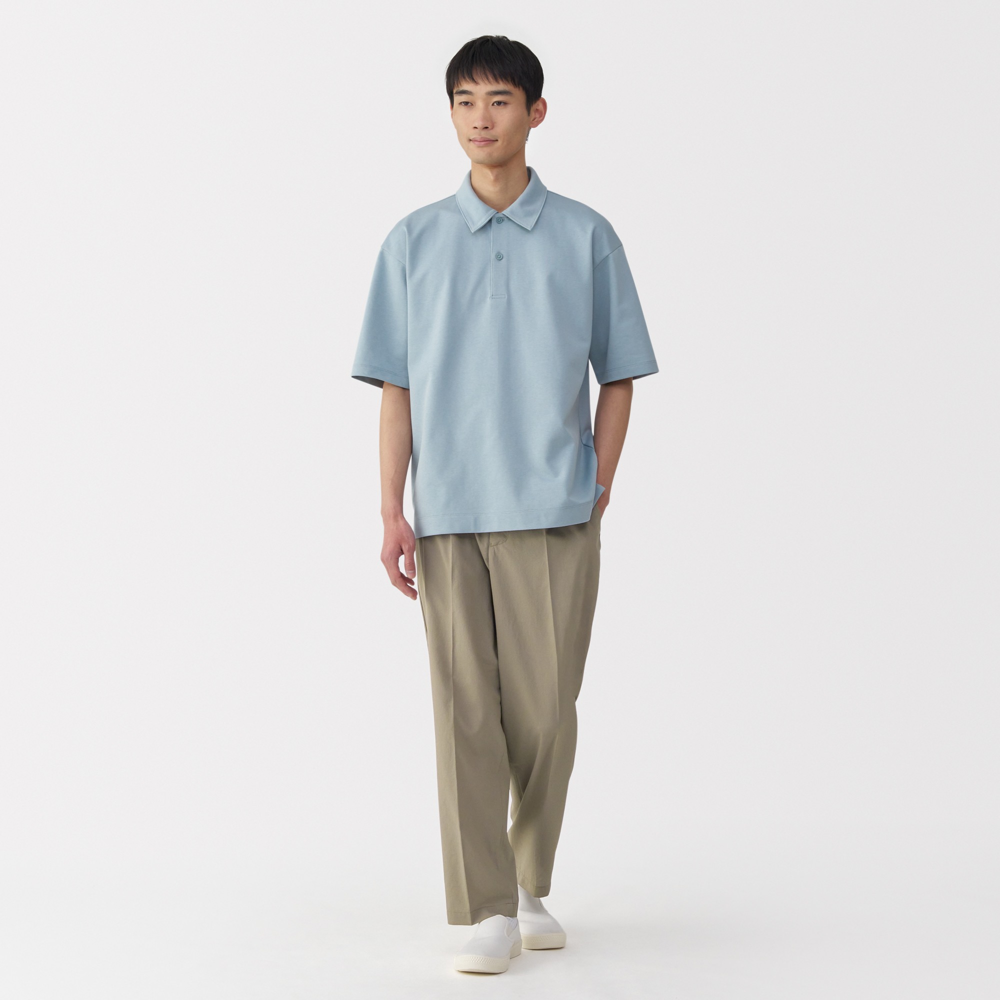 M'S BREATHABLE DARTED PANTS, GREYISH, S
