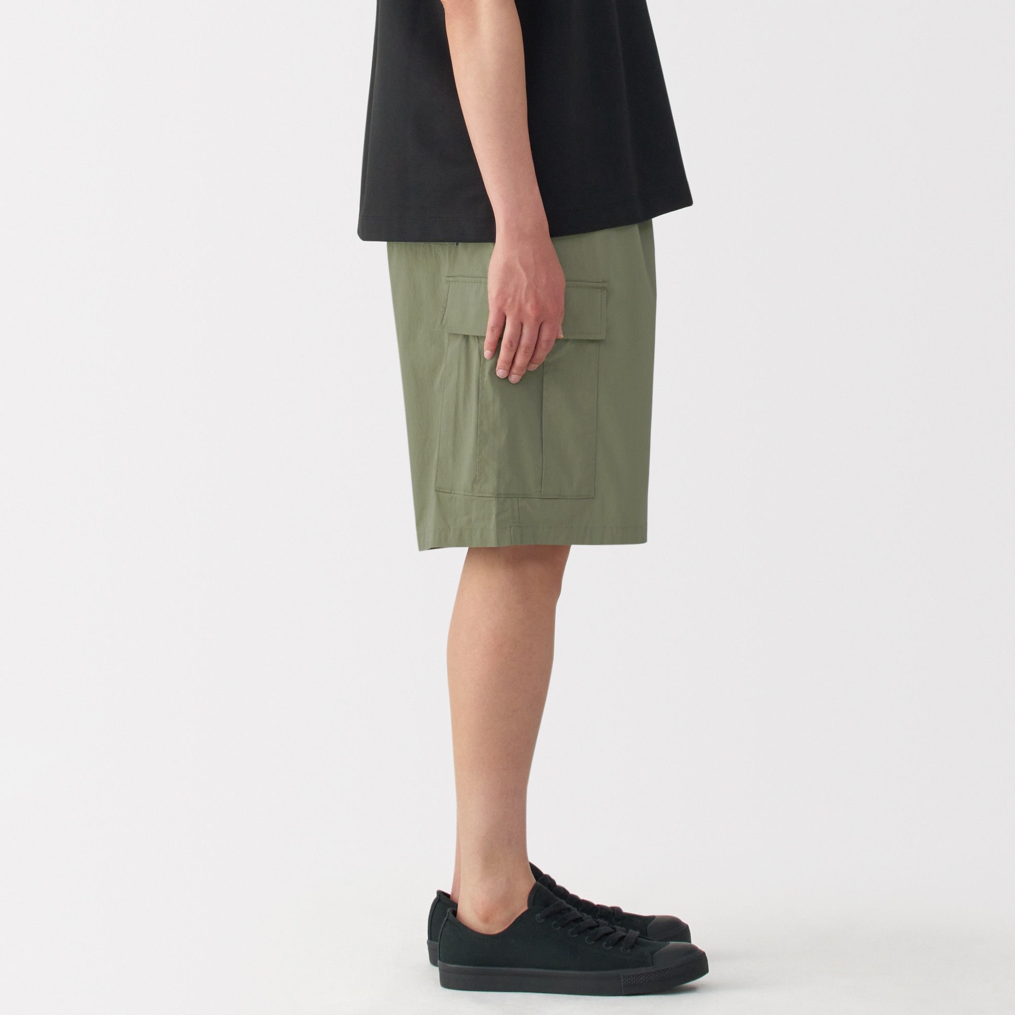 M's Washed easy cargo shorts