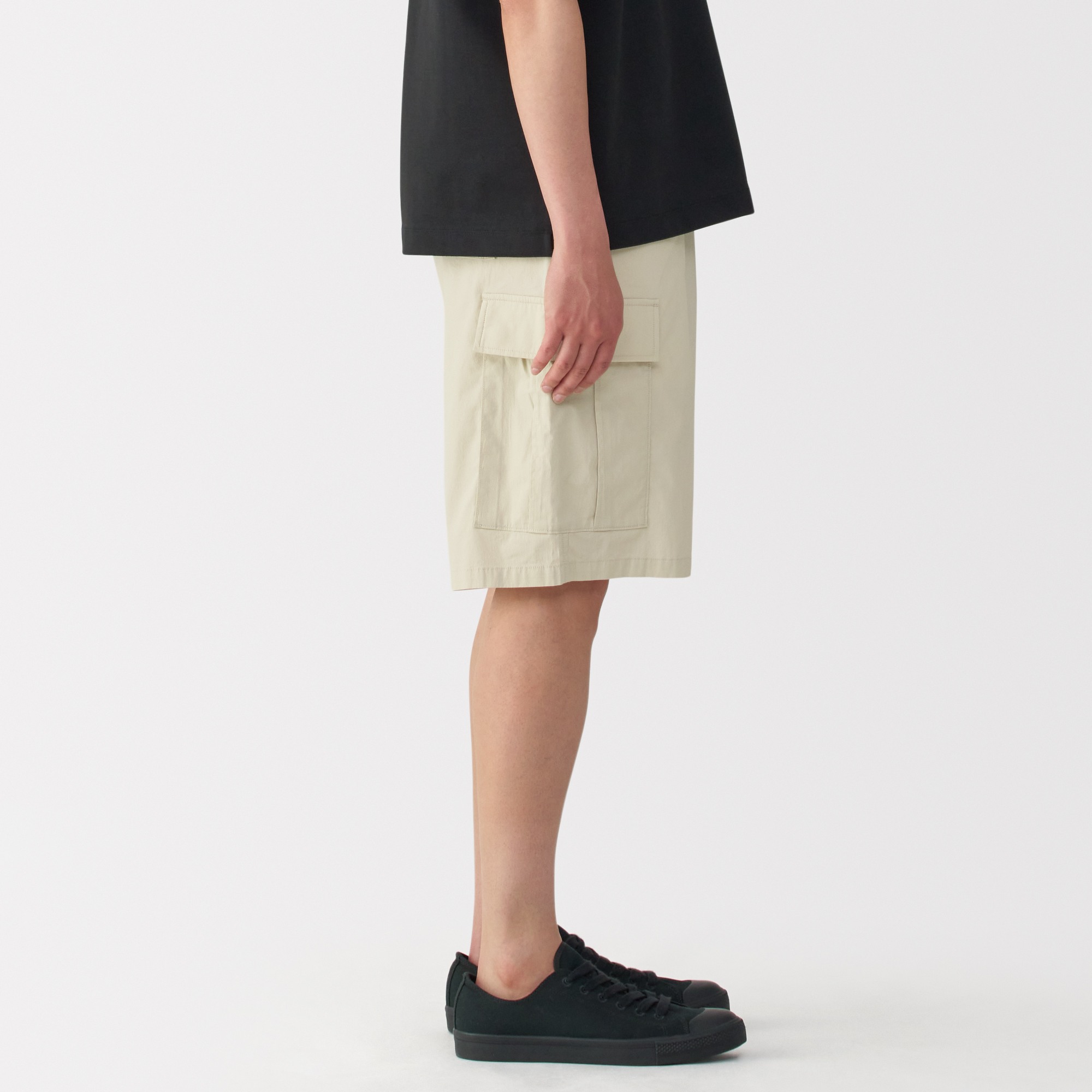 M's Washed easy cargo shorts