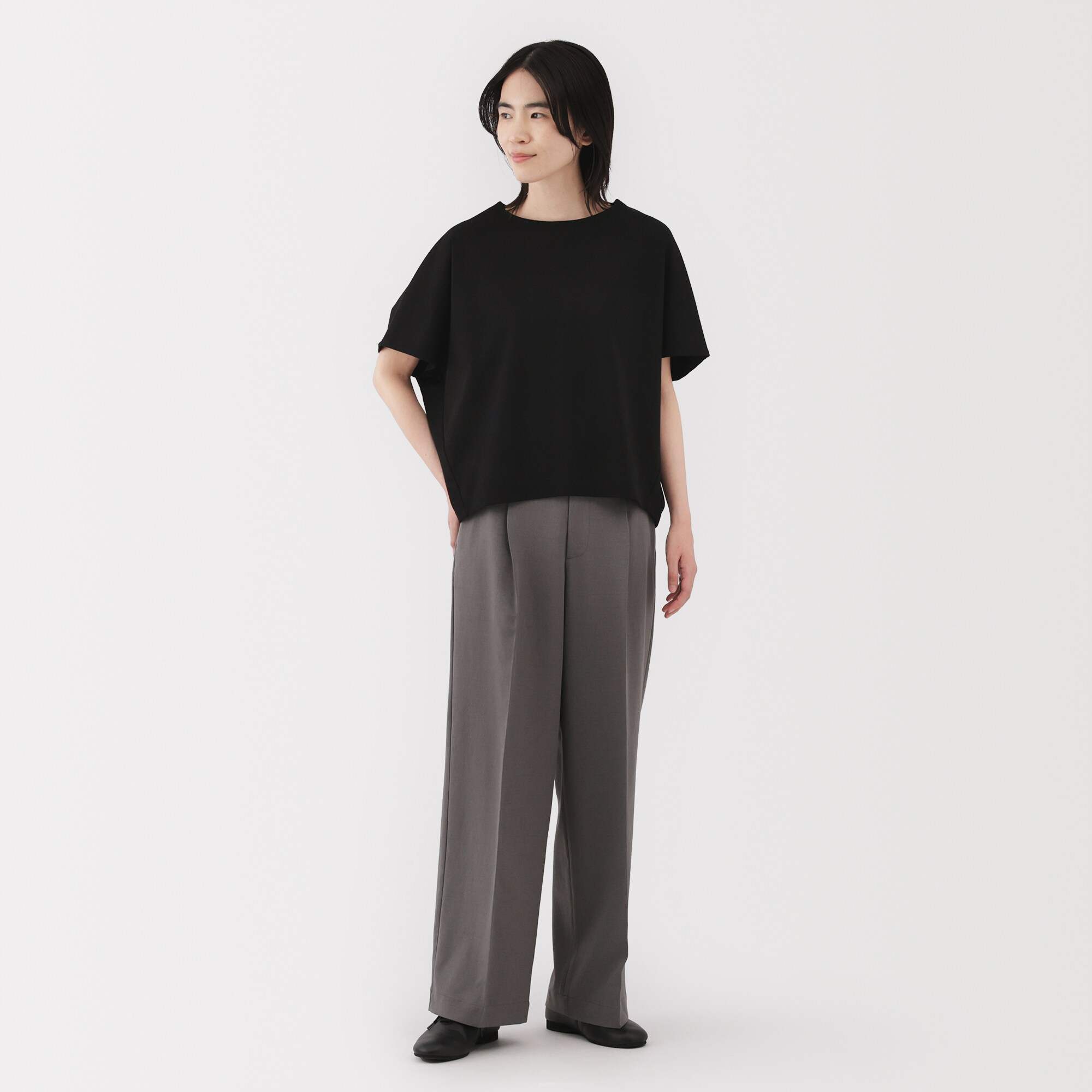 W's Cool touch anti-sweat stain dolman sleeve T-shirt