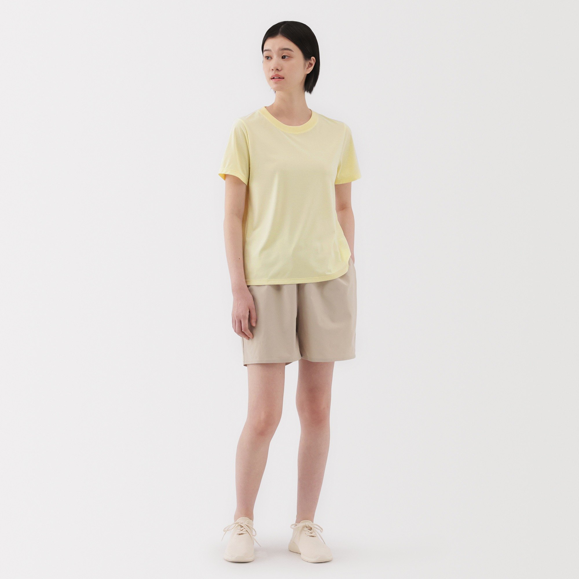 W's UV protection quick dry crew neck S/Slv T-shirt (OS)