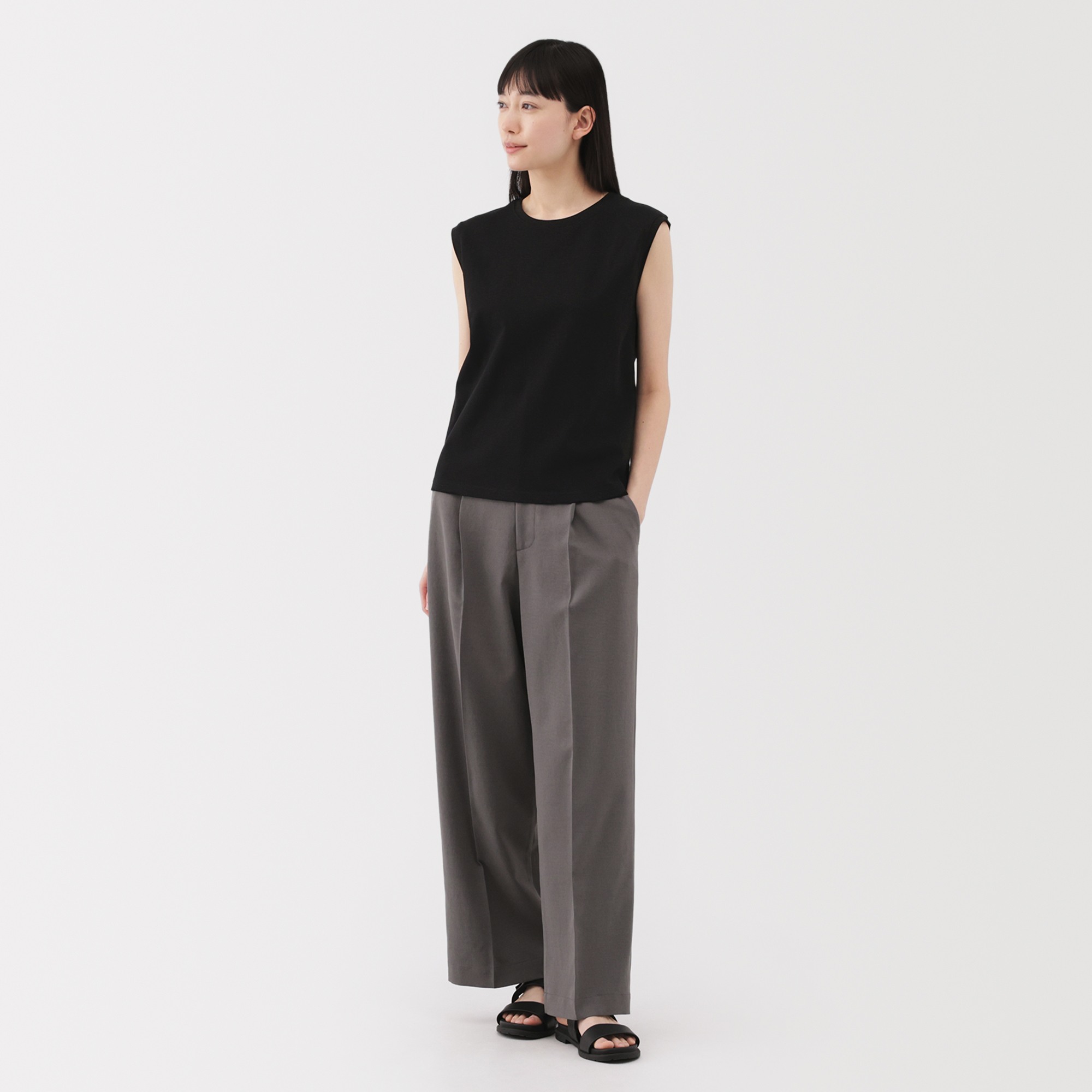 W's Two threads jersey french sleeve T-shirt (OS)