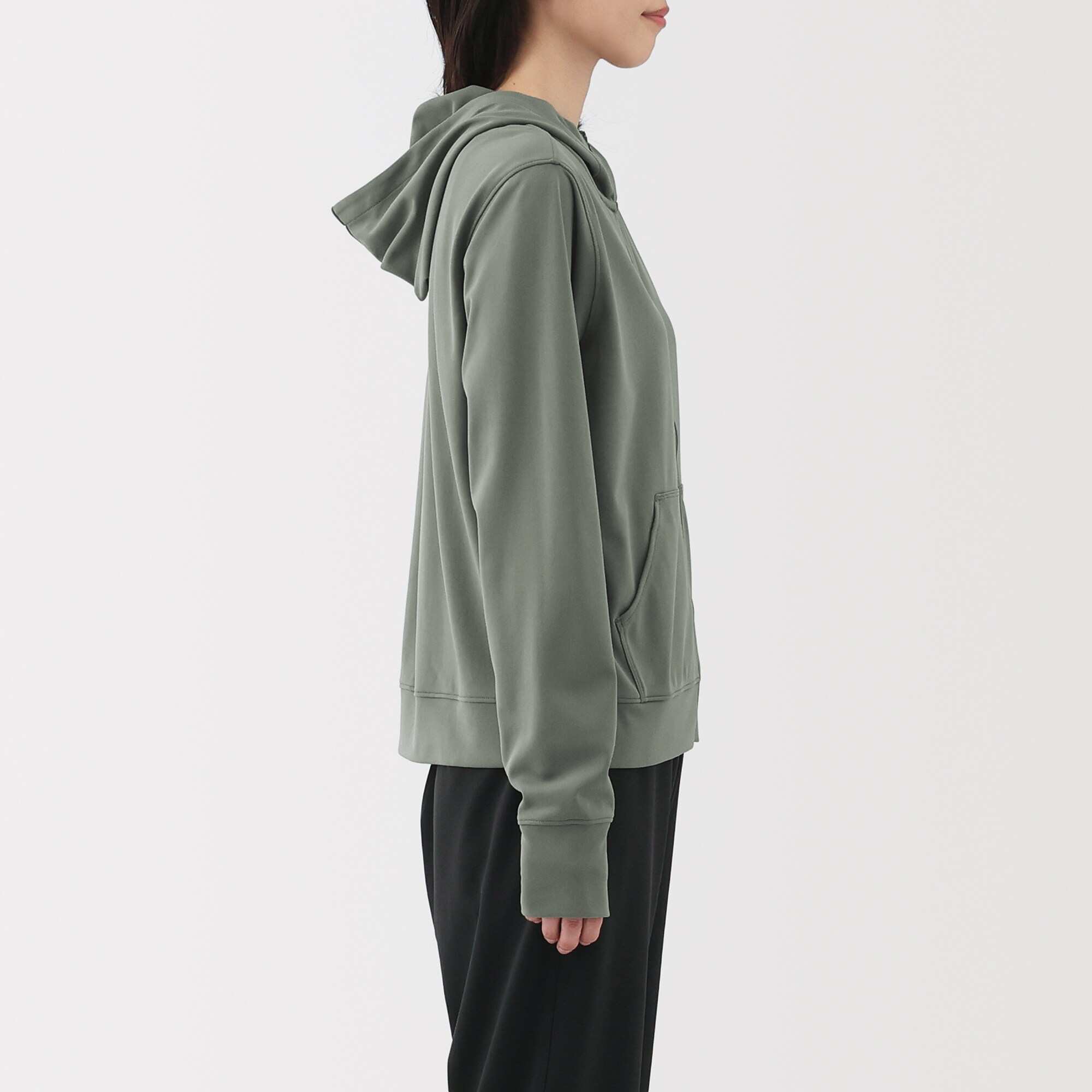 W's UV protection quick dry zip up hoodie