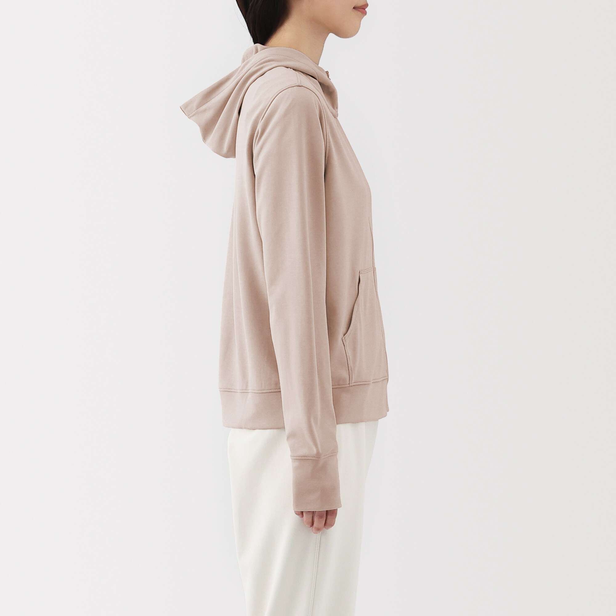 W's UV protection quick dry zip up hoodie