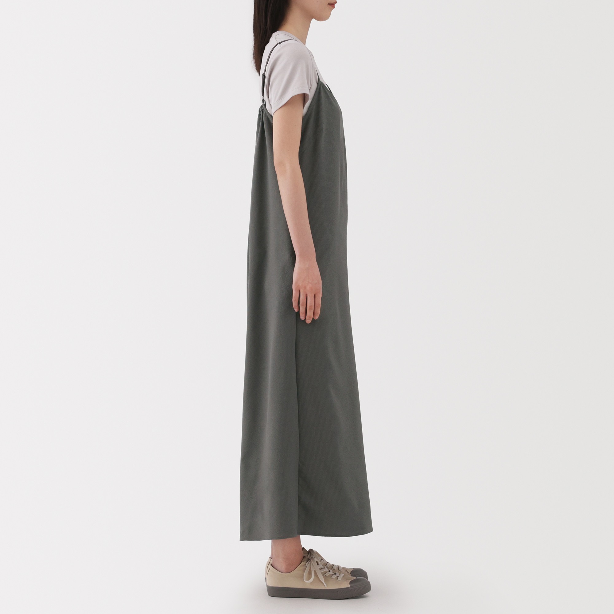 W's Breathable seersucker Salopette