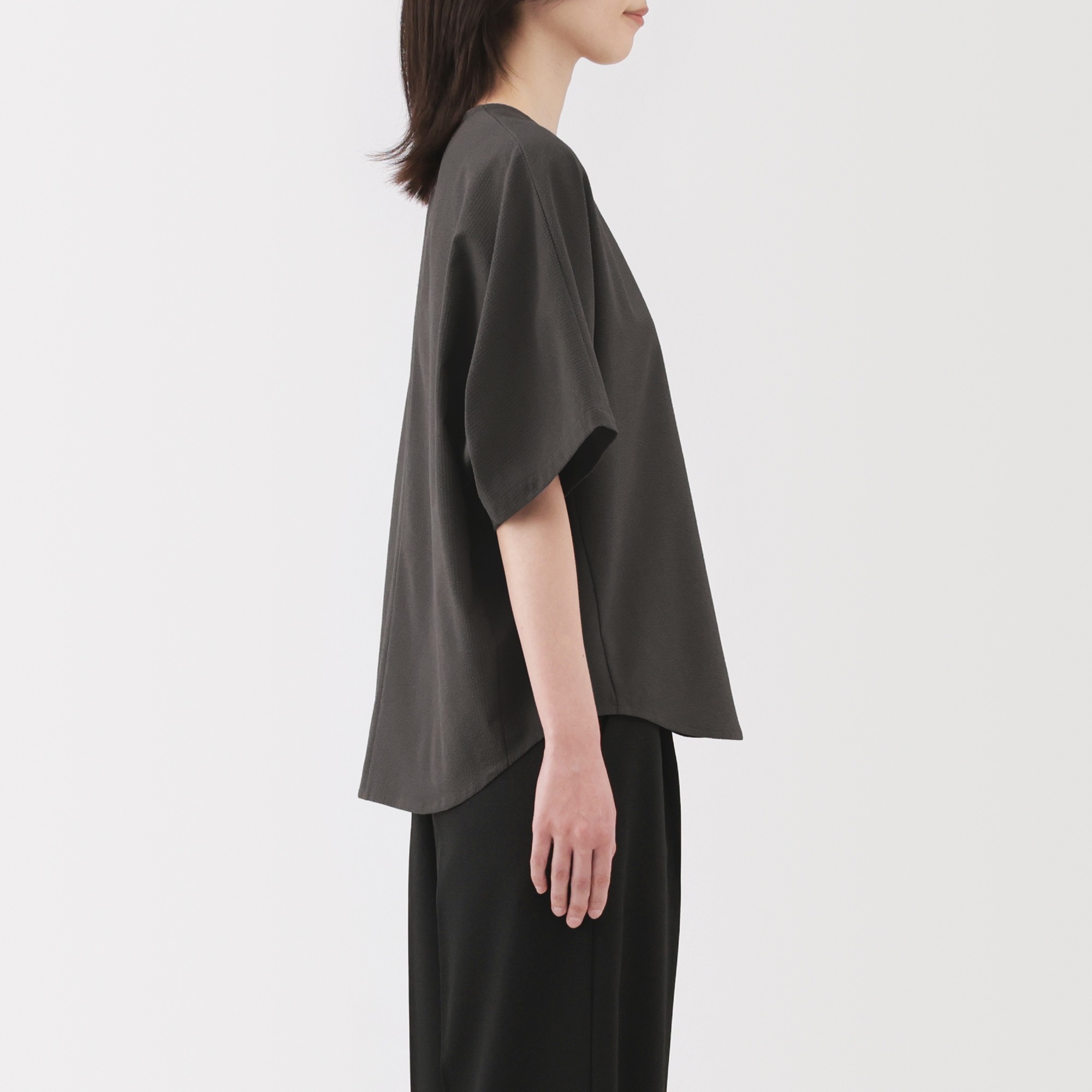 W's Breathable seersucker S/S blouse (OS)