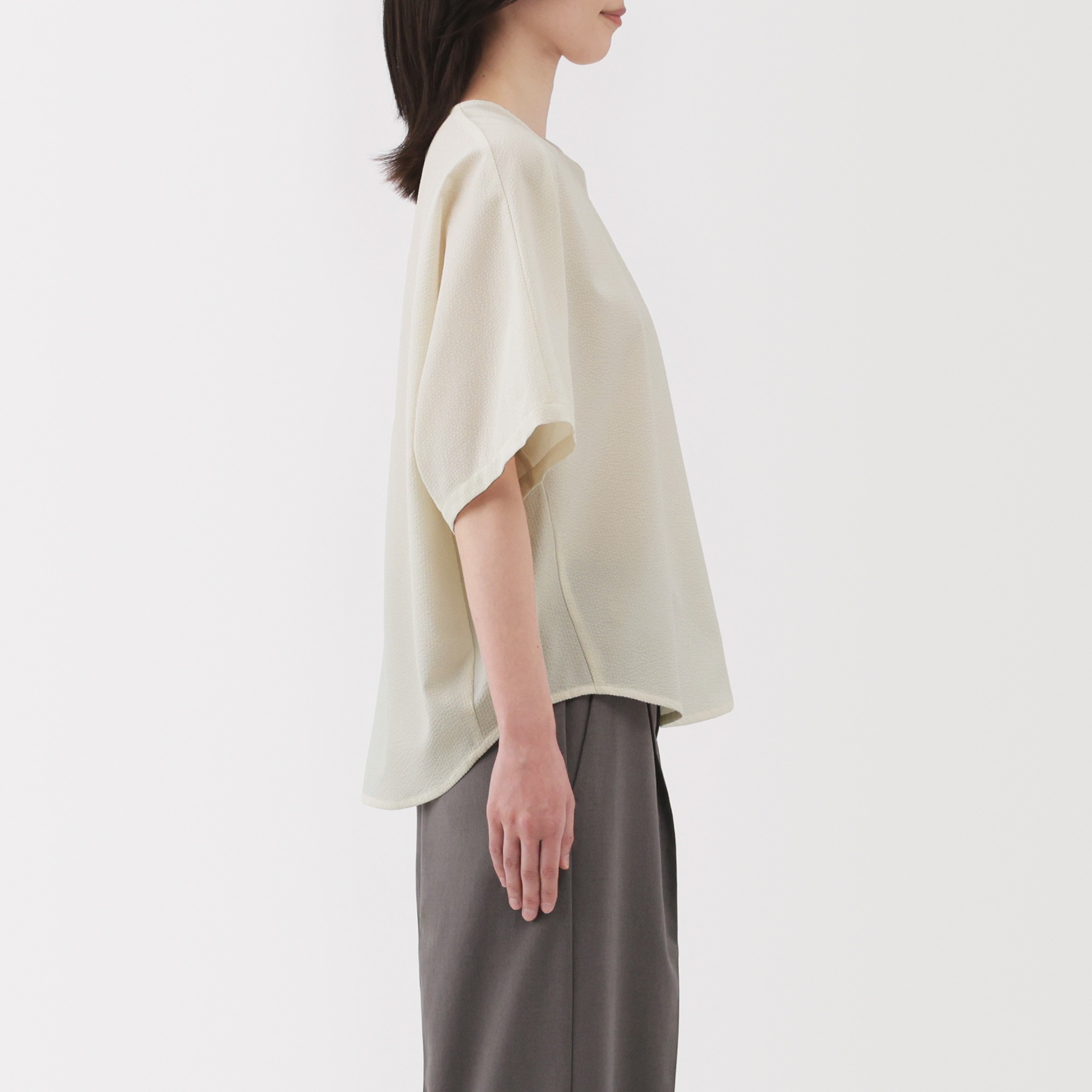 W's Breathable seersucker S/S blouse (OS)