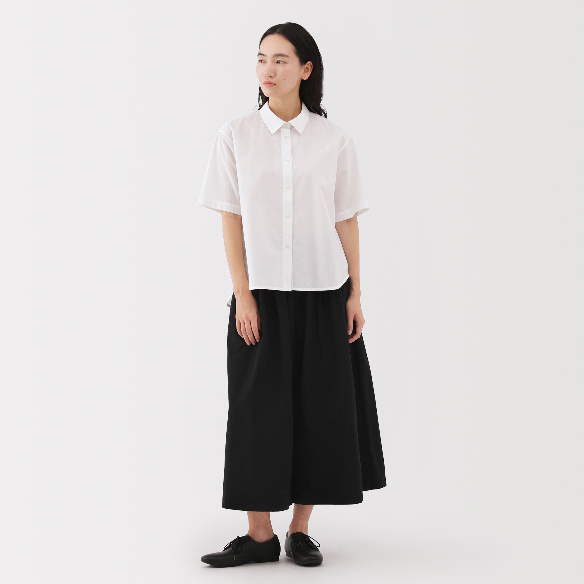 W's Cool touch Wide-fit skirt pants (OS)
