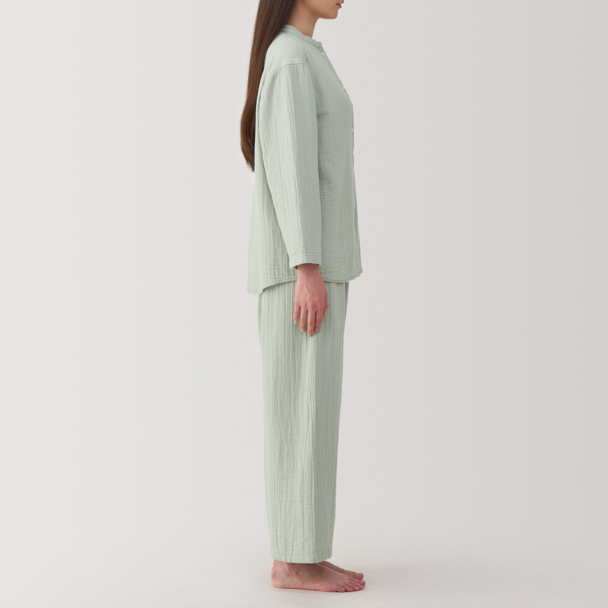 Cheezecloth gauze Long Sleeve pajamas