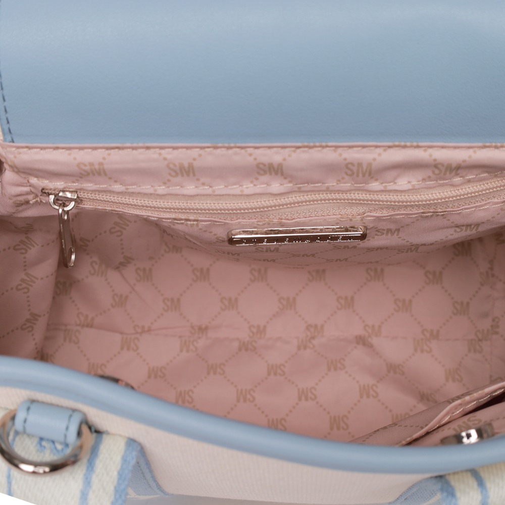 Bwebber Canvas Blue Haze Satchel