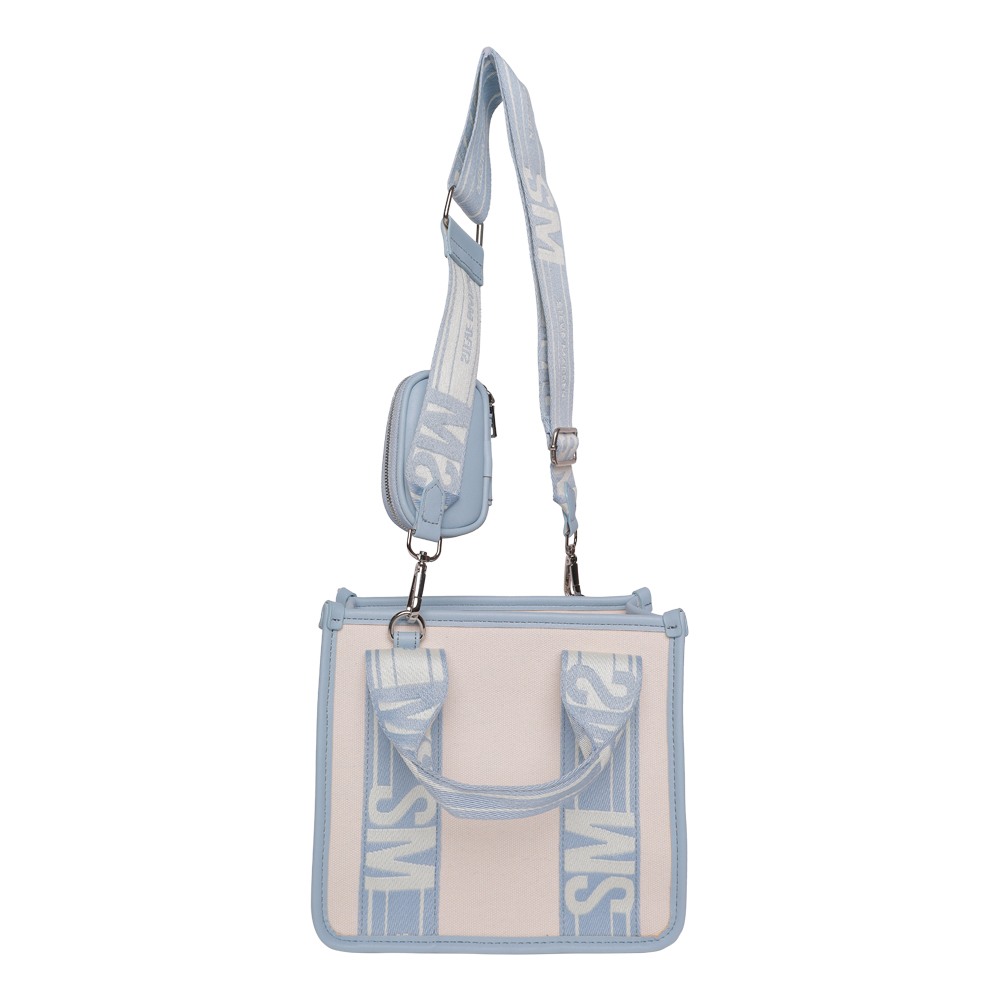 Bwebber Canvas Blue Haze Satchel