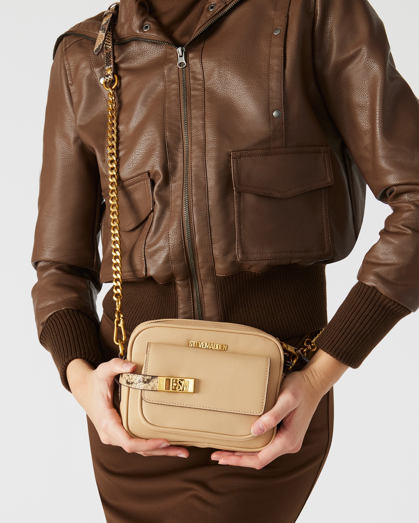 BLITE-E Tan Crossbody