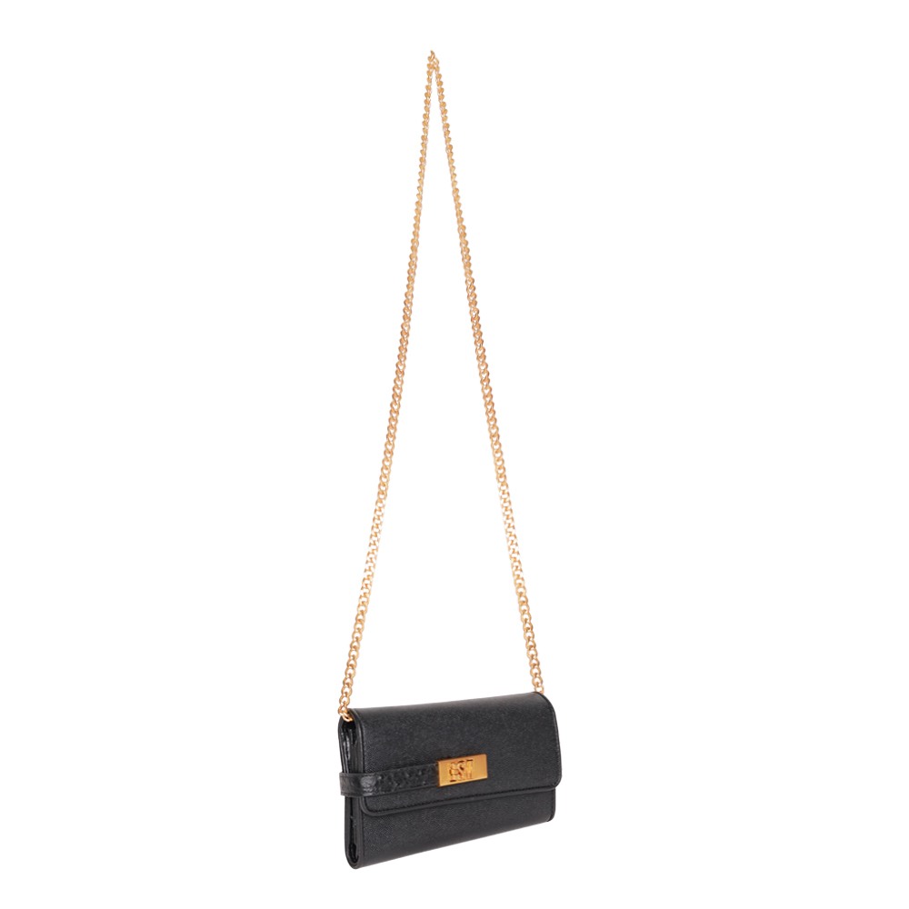 Baxelle Black-Gold Crossbody