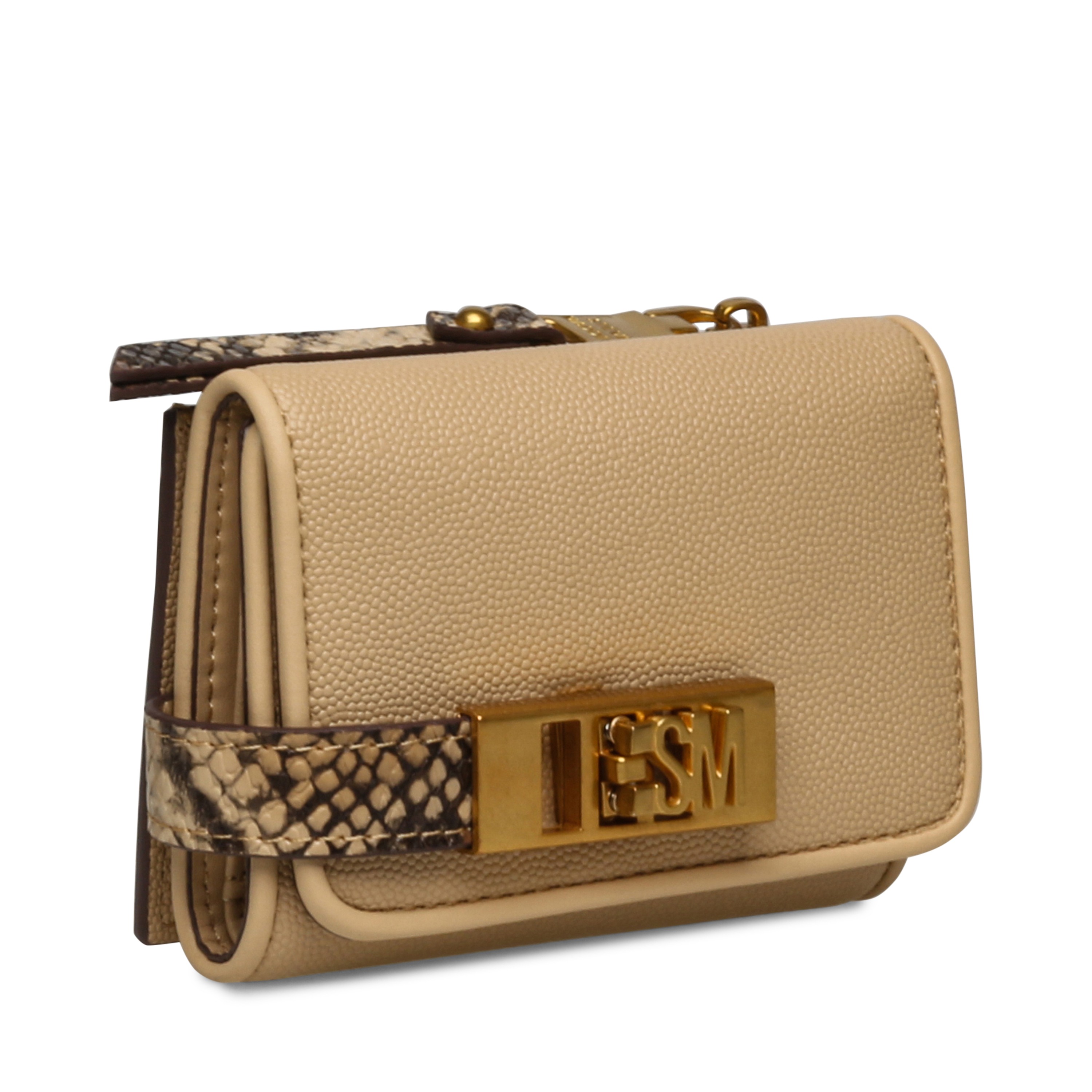 BCADENS Tan Clutches & Wallets
