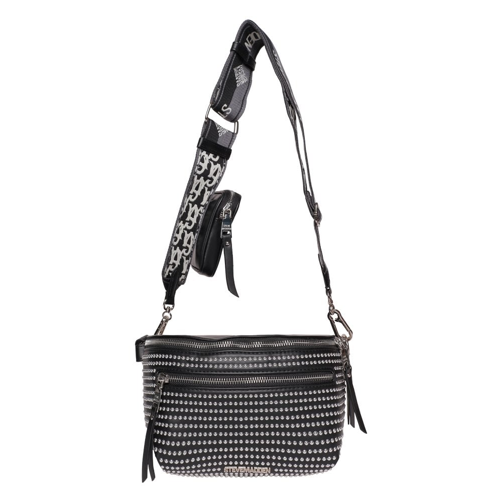 Bclarkes Black-Silver Crossbody
