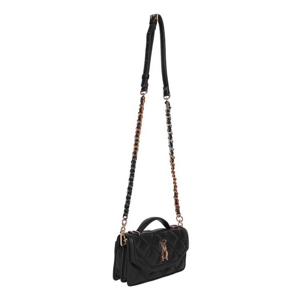 Bjeffa-Q Black-Gold Crossbody