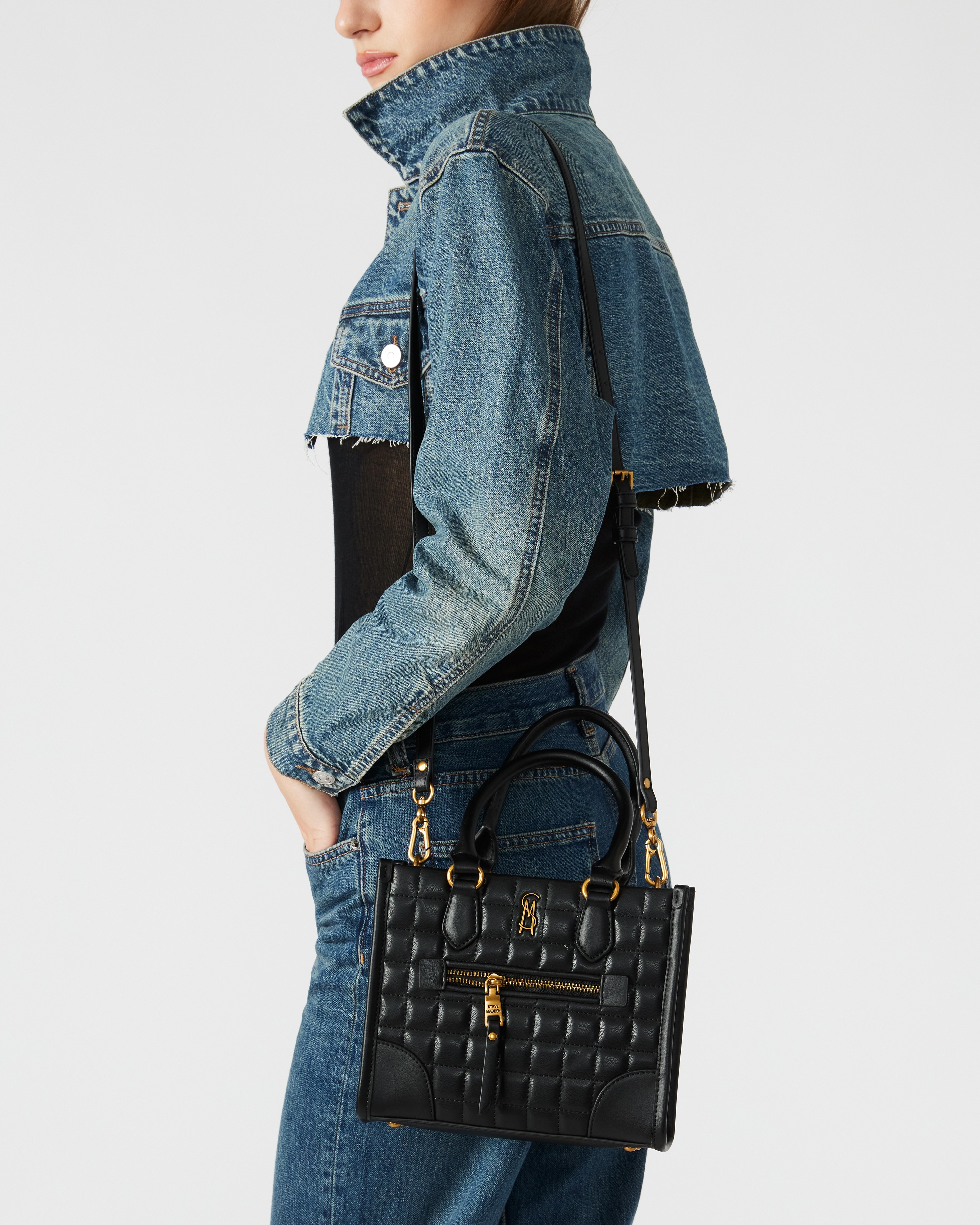 BMASSI Black Satchel