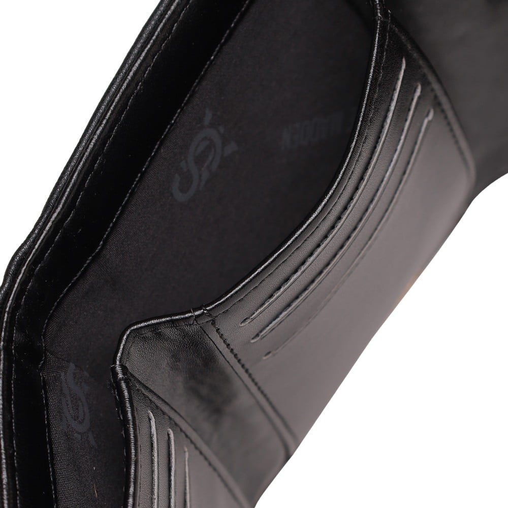 Bpaxs Black-Gold Clutches & Wallets