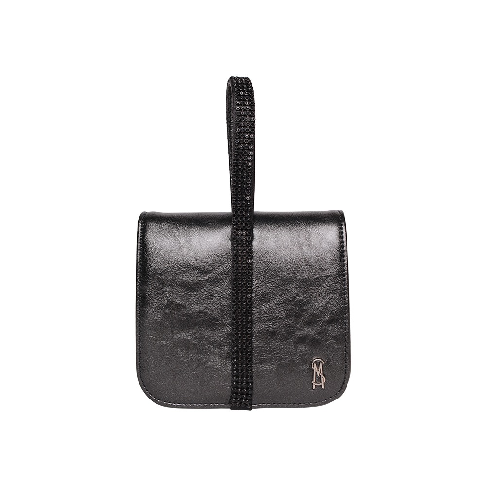 Bpia Black-Silver Satchel