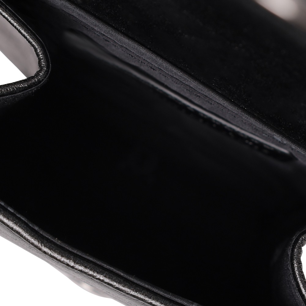 Bpia Black-Silver Satchel