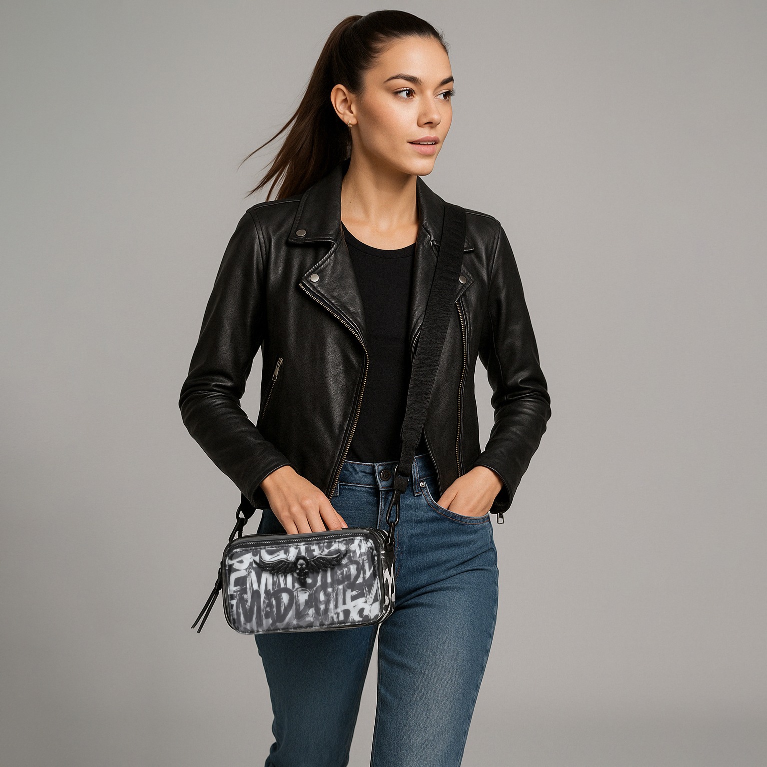 BRISA-G Black Crossbody