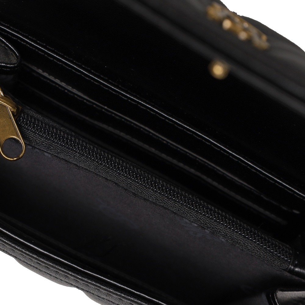 Bshey Black-Gold Clutches & Wallets