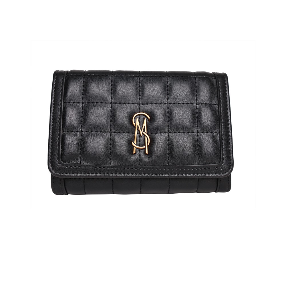 Bshey Black-Gold Clutches & Wallets