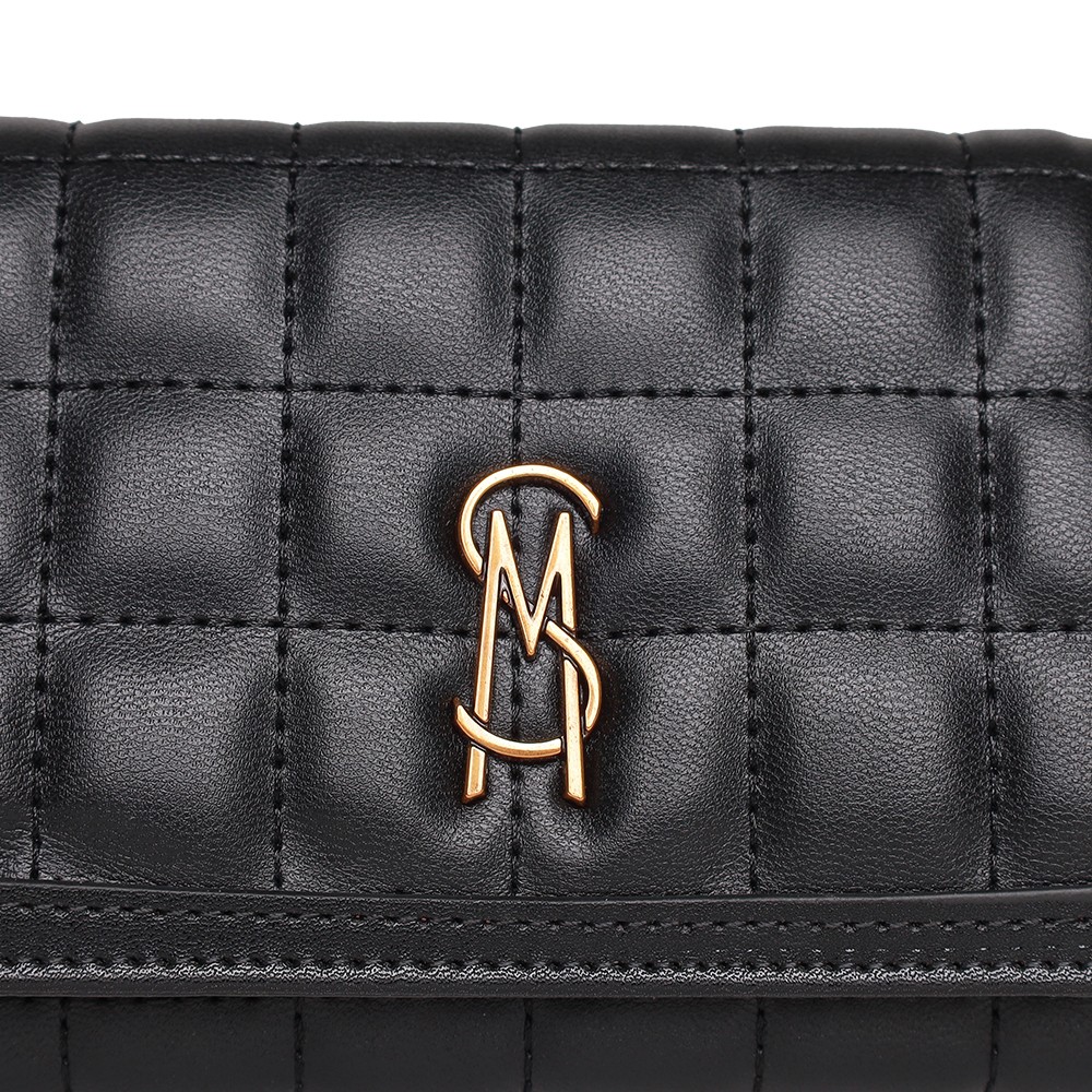 Bshey Black-Gold Clutches & Wallets