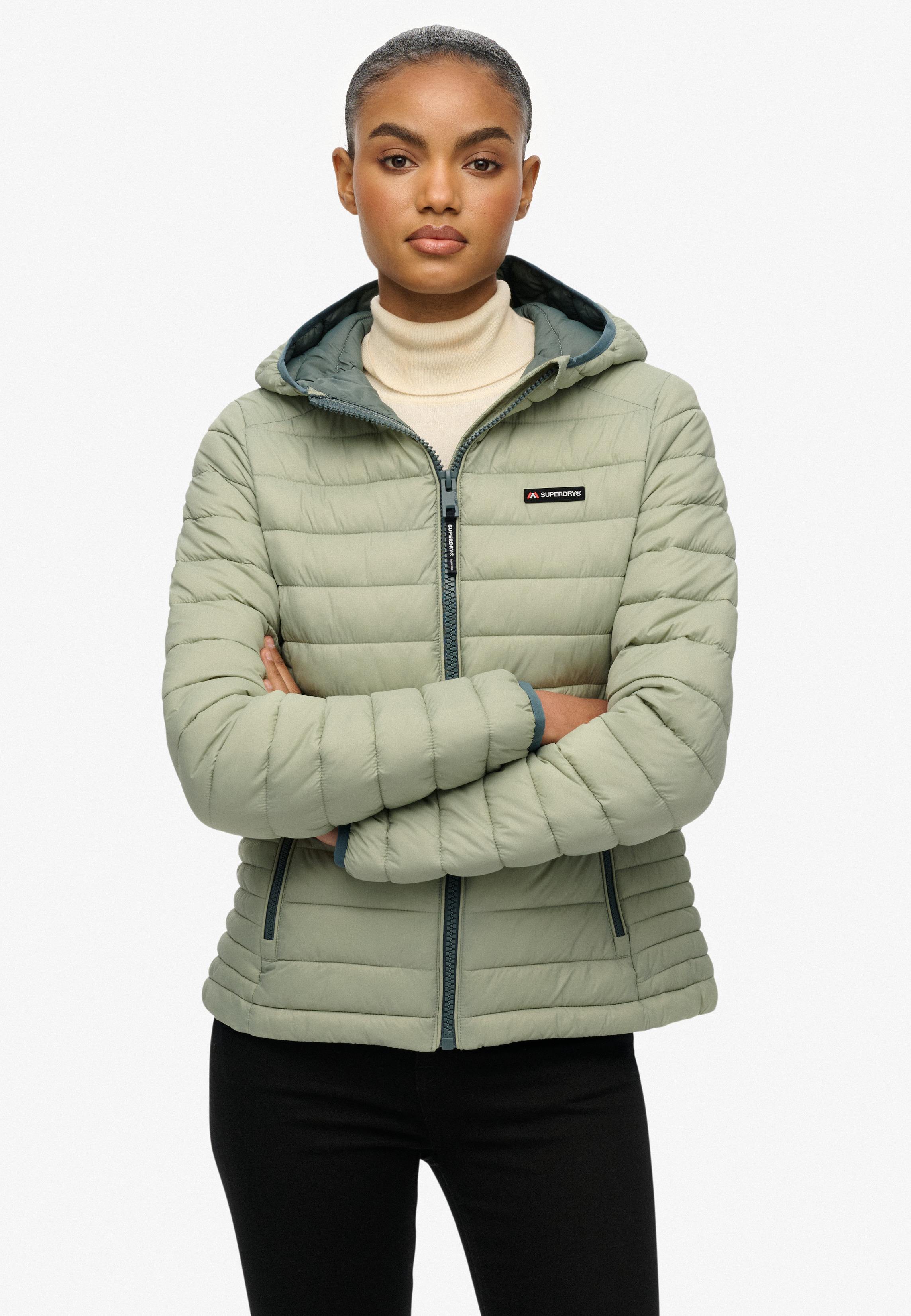 HOODED FUJI LITE PADDED JACKET