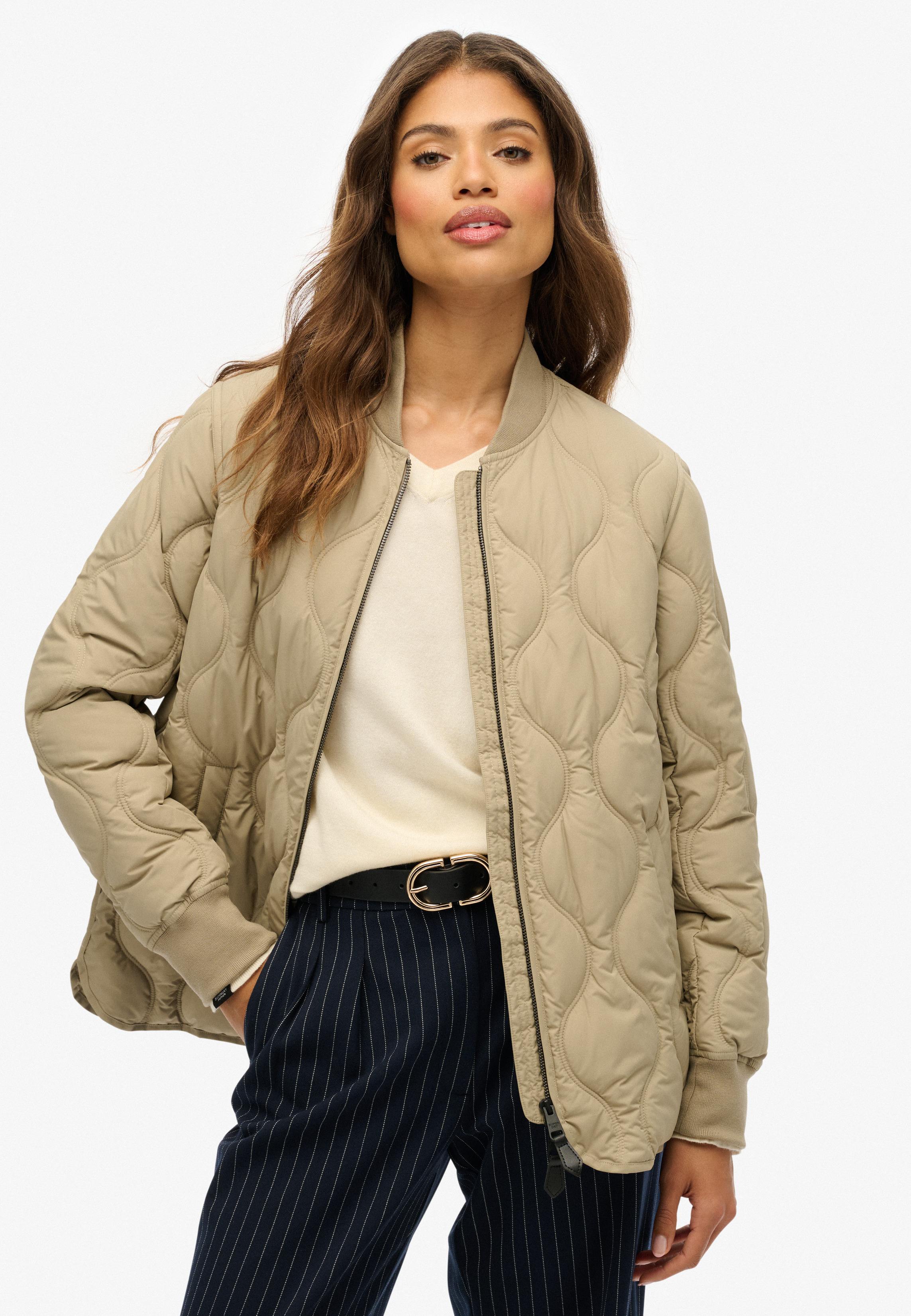 SHORT QUILTED LINER JACKET