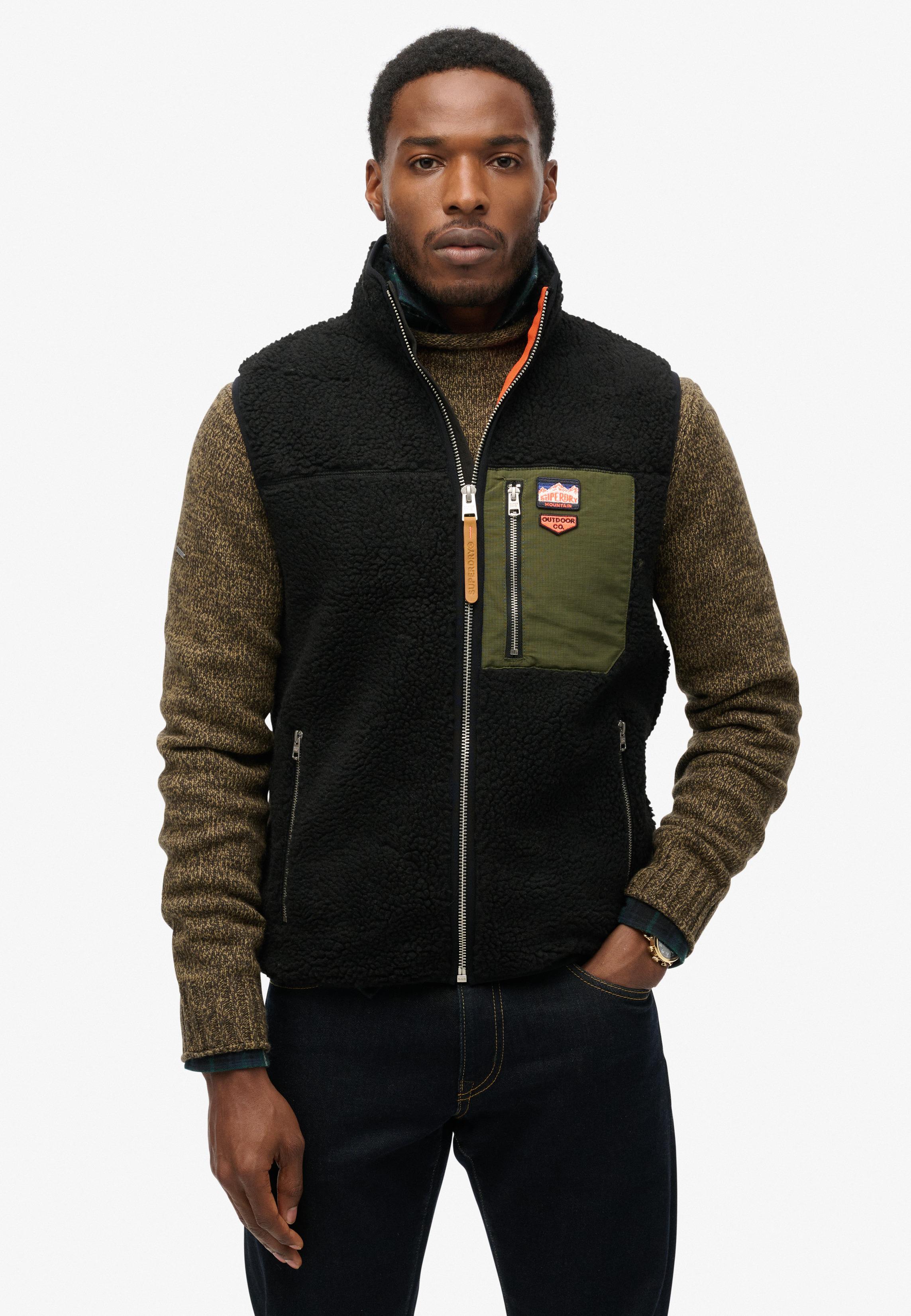 VINTAGE RETRO FLEECE GILET