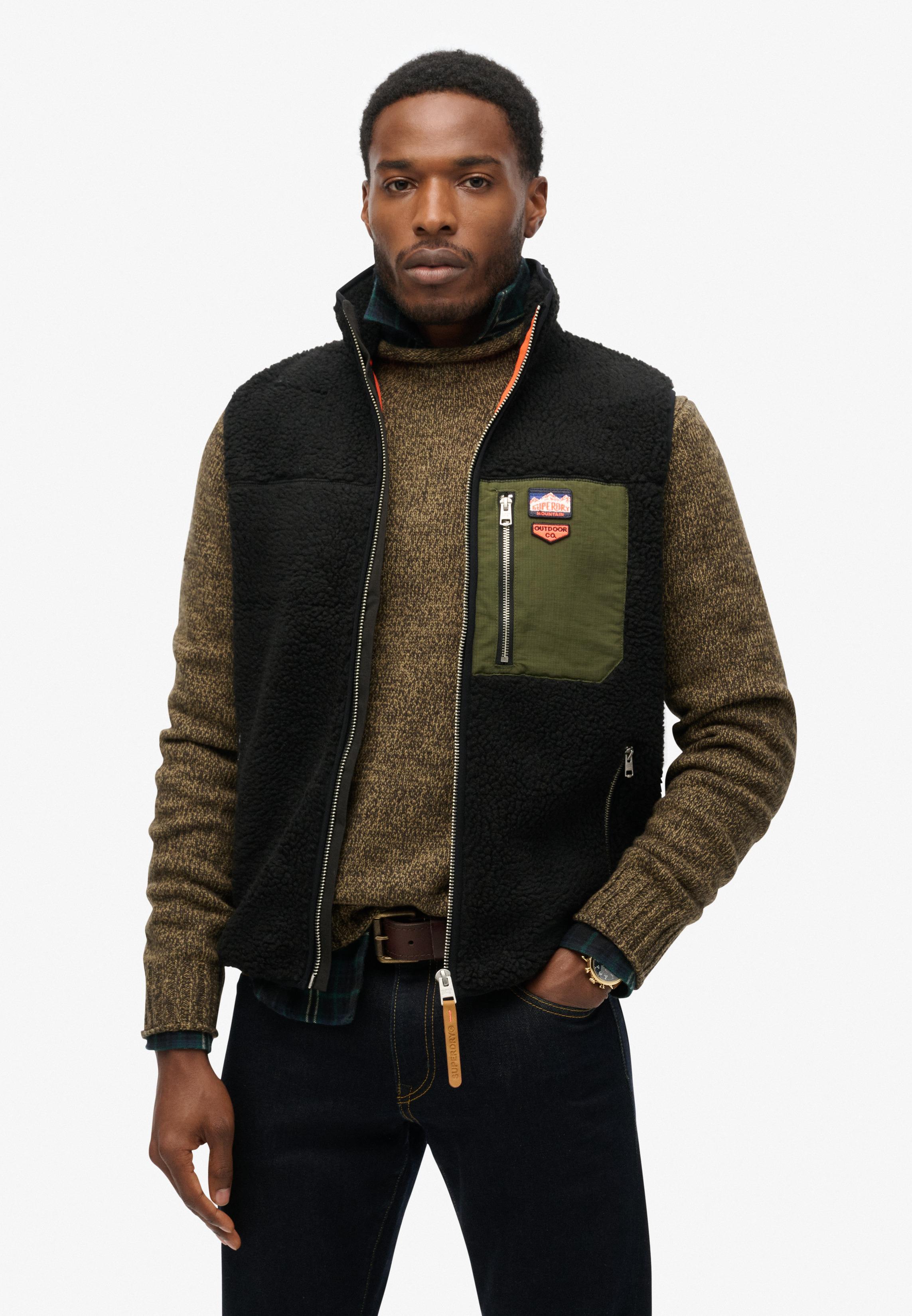 VINTAGE RETRO FLEECE GILET