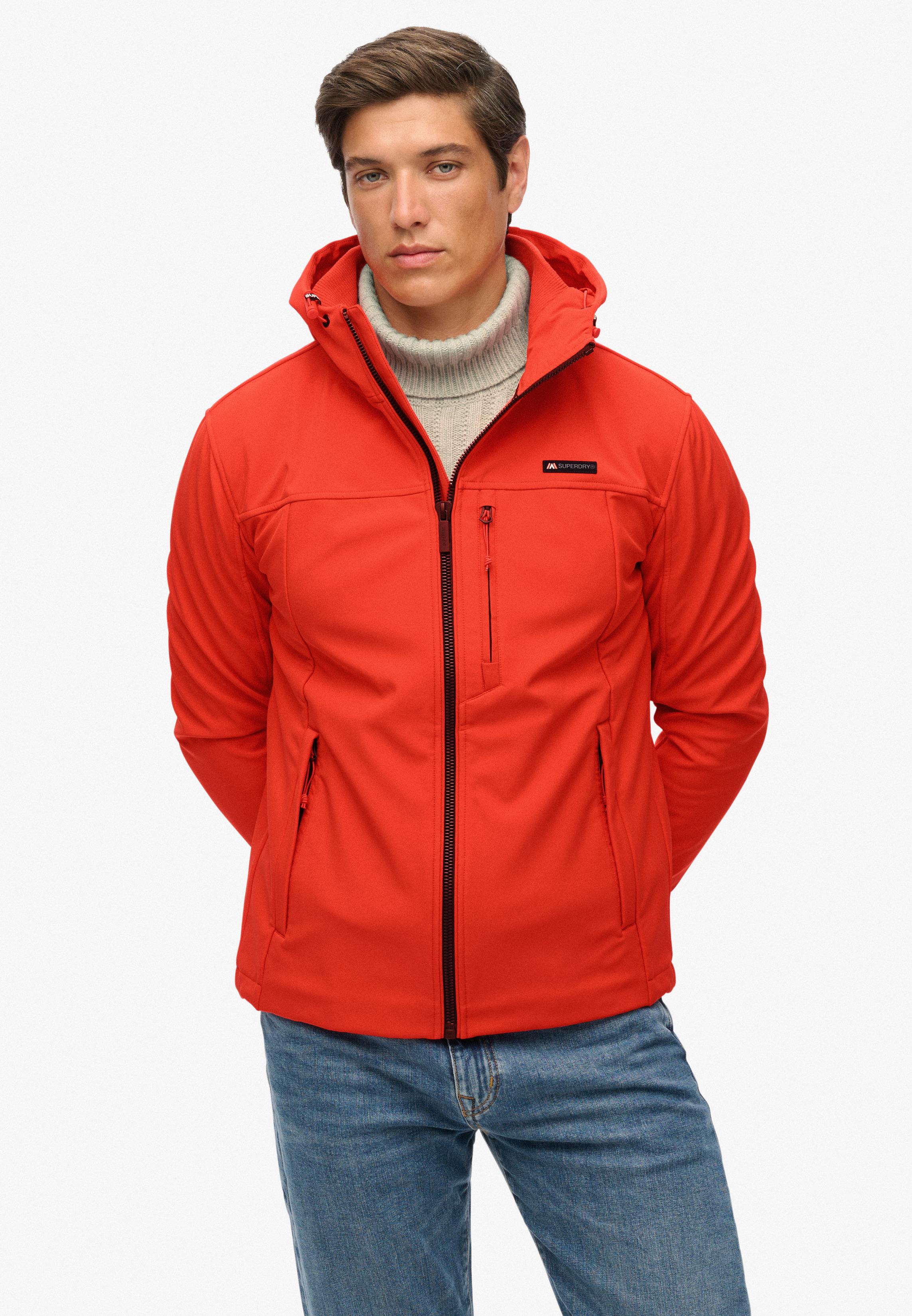 HOODED SOFT SHELL TREKKER JKT