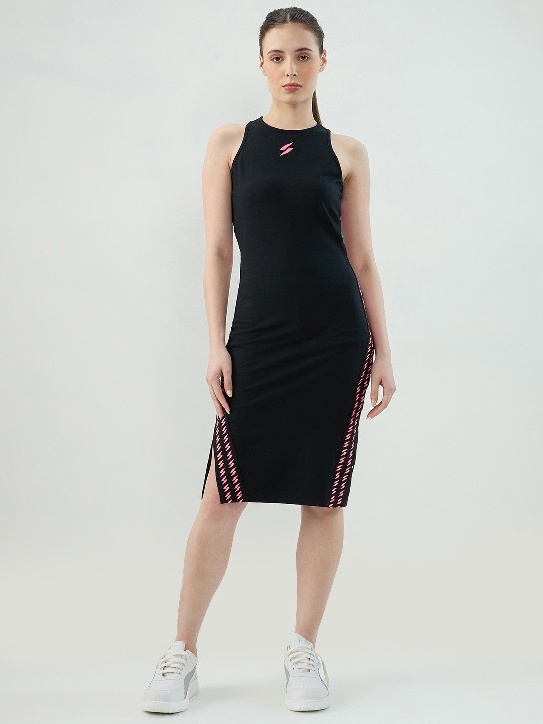 SPORTS BRANDED BODYCON DRESS