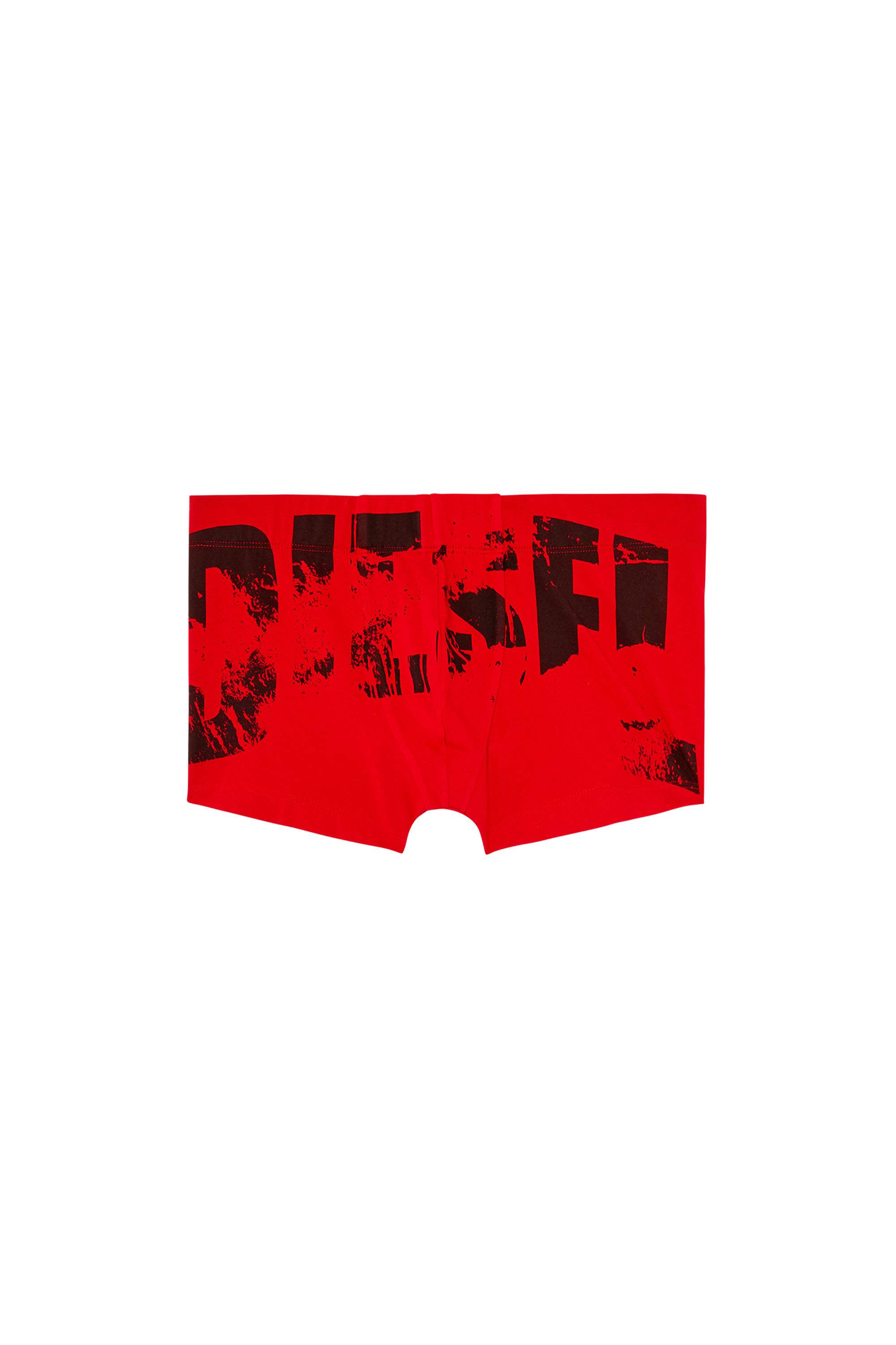 Black Boxer briefs with distressed logo
