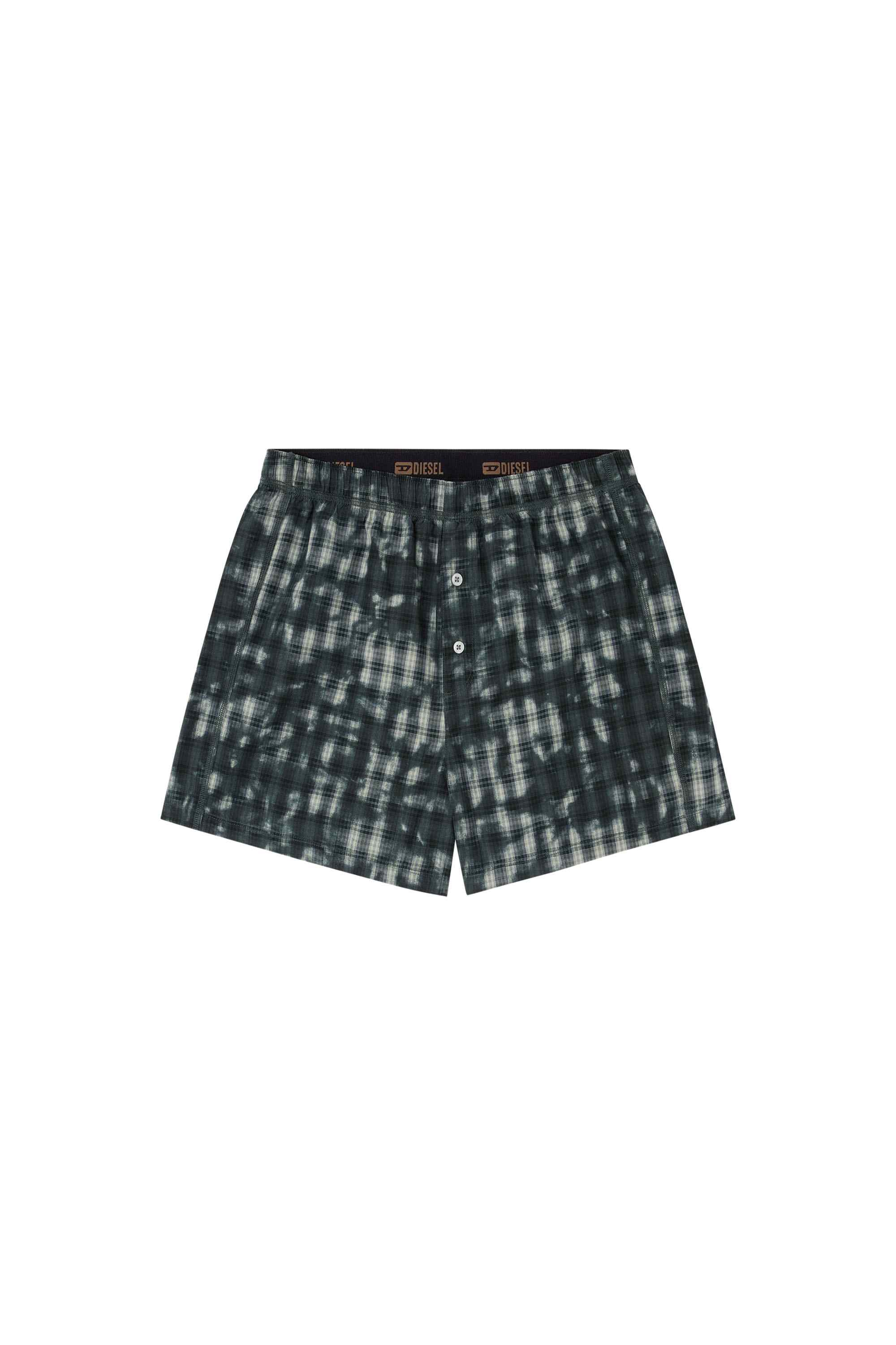 Green Boxers with check print